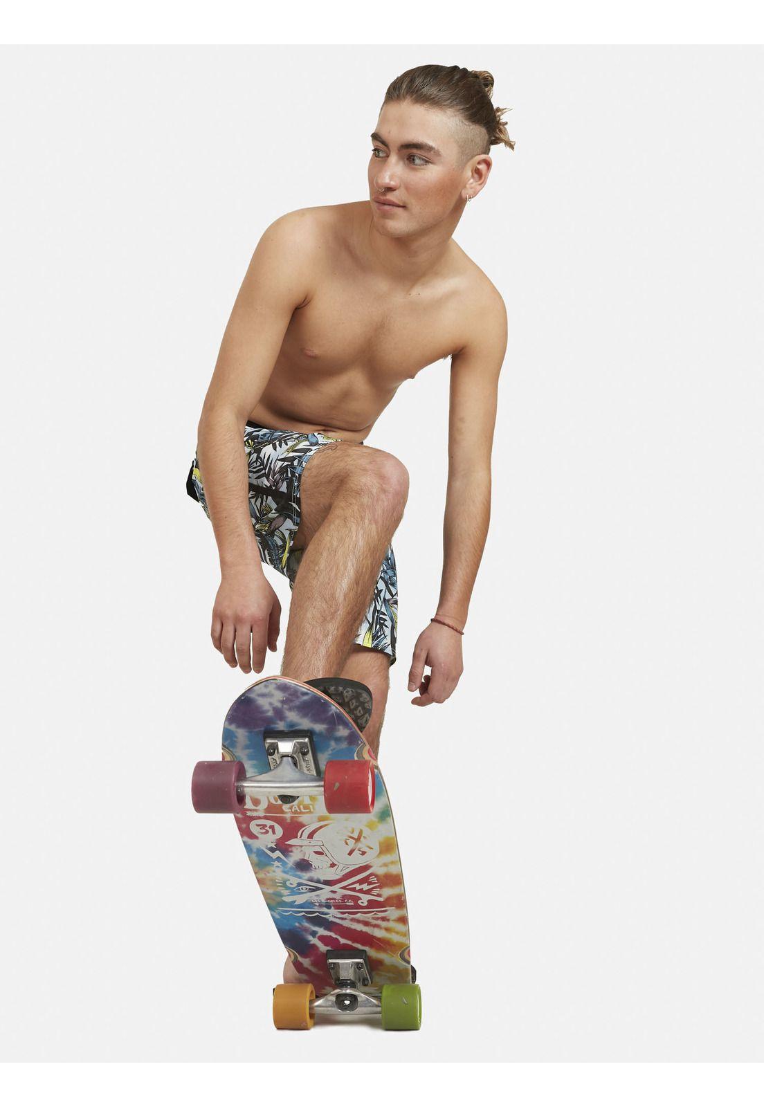 Traje de Baño ICON CLASH FLORAL TRUNKS Hombre Multicolor Volcom-3
