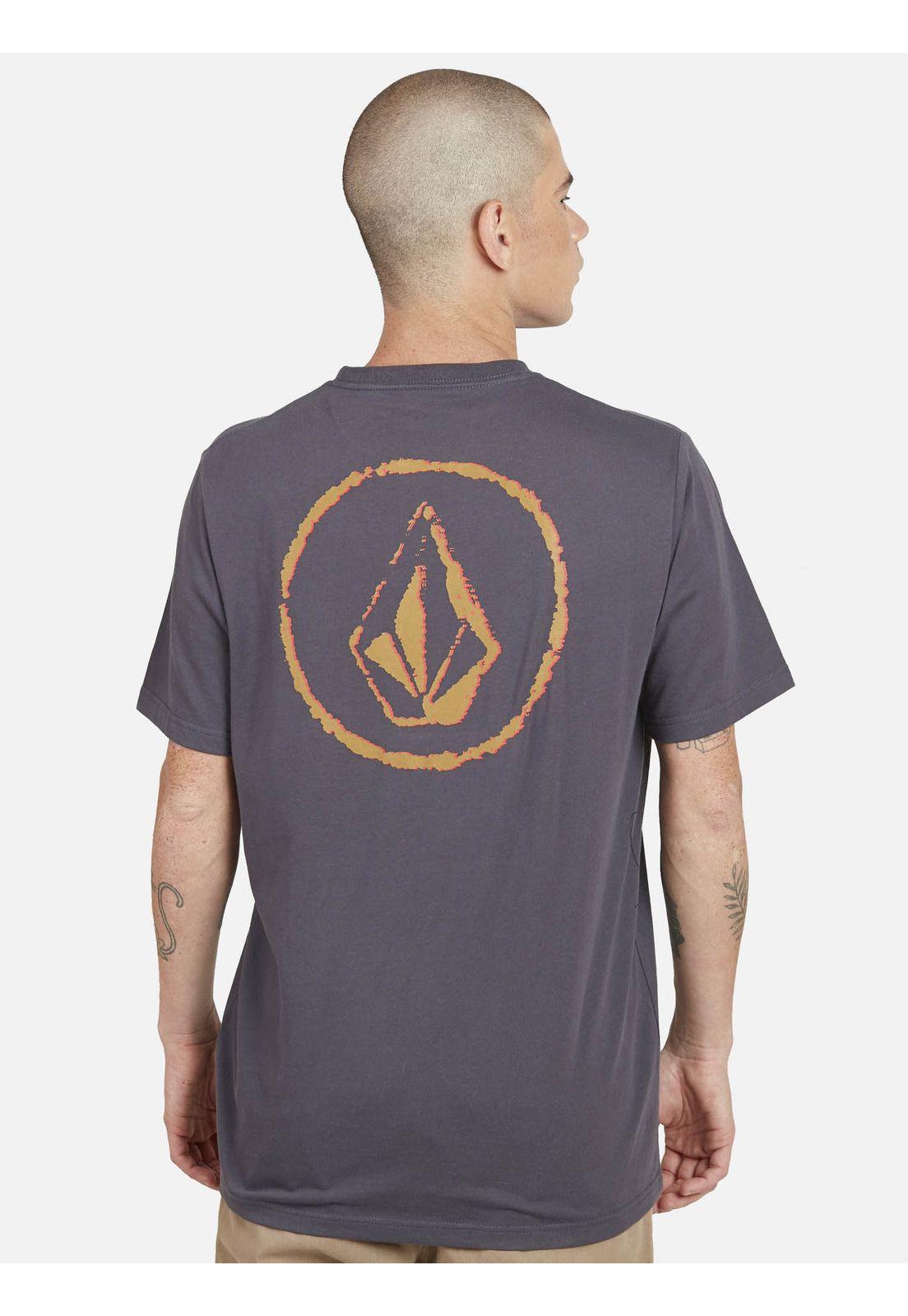 Polera SLUICE  S/S TEE Hombre Gris Volcom-1