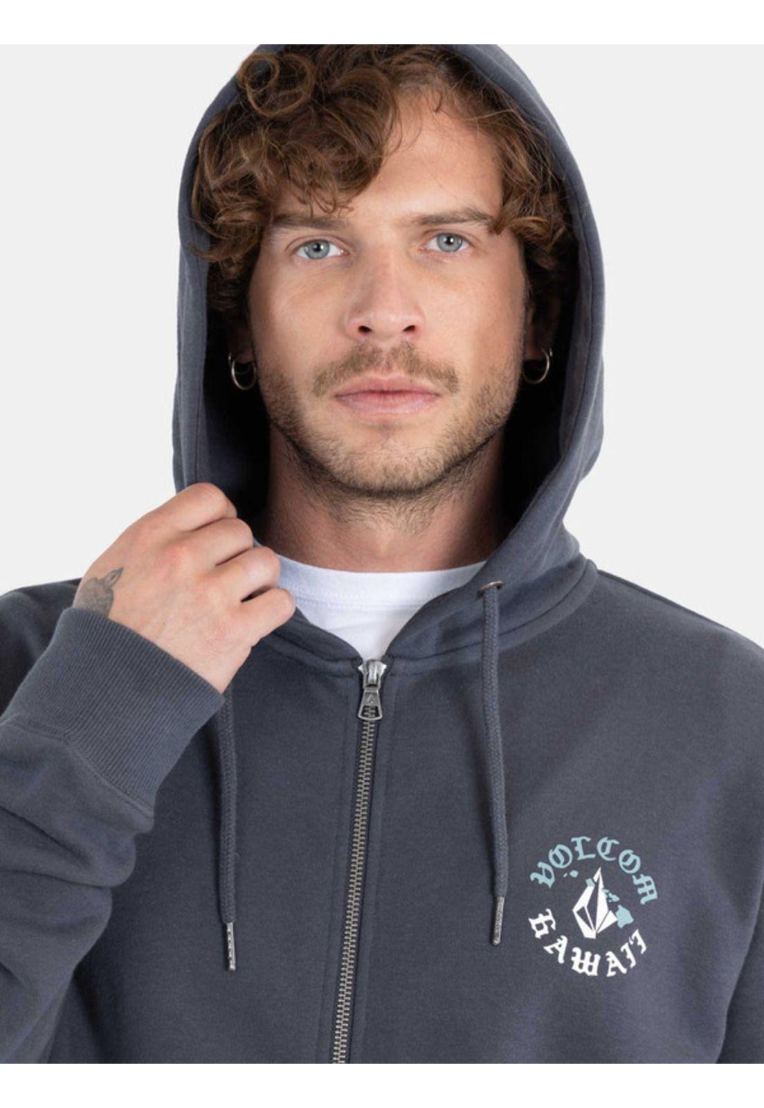 Poleron Lineage Zip Fleece Hombre Volcom-2