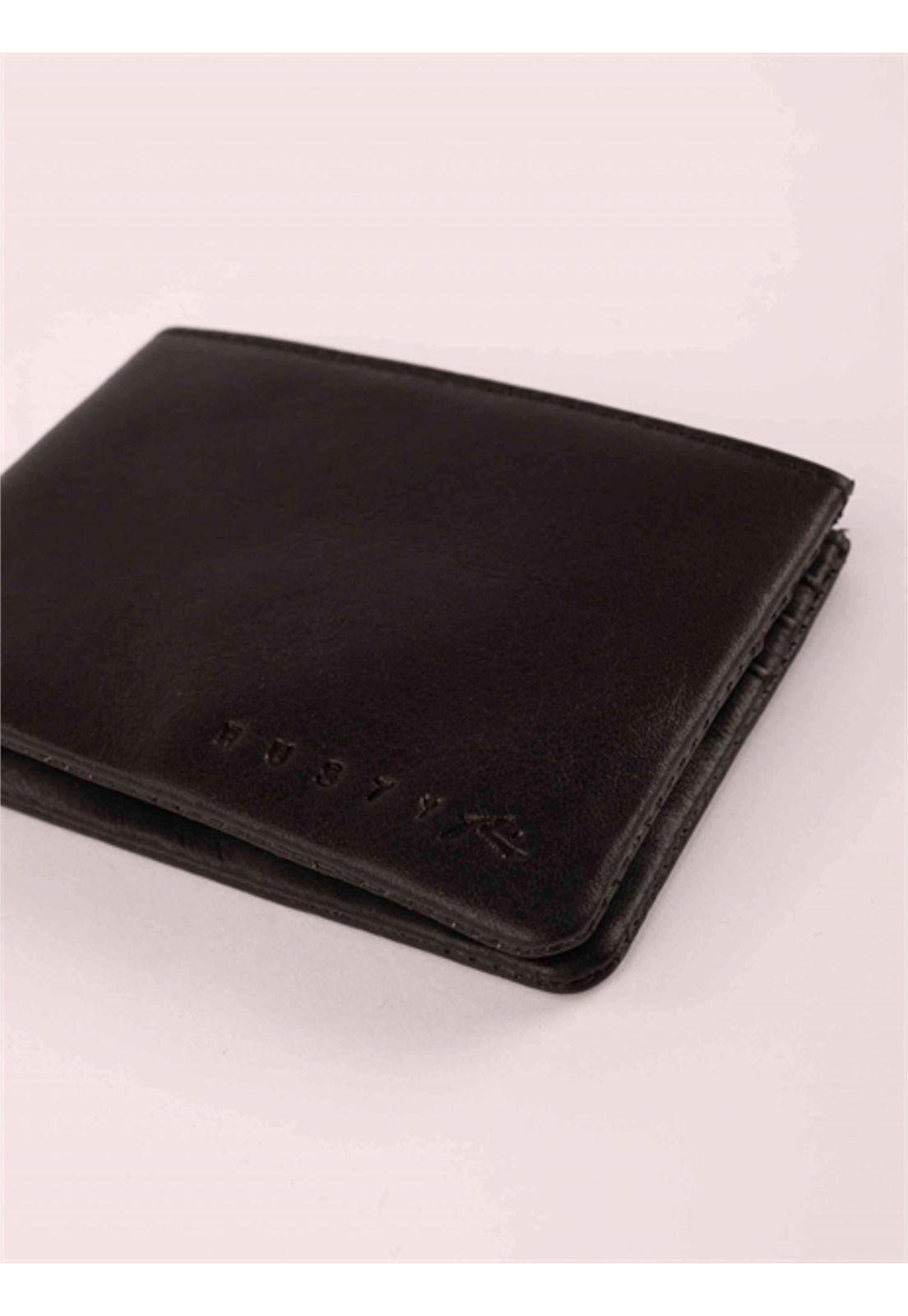 Billetera BILLETERA NOW OR NEVER LEATHER WALLET Negro Rusty-3
