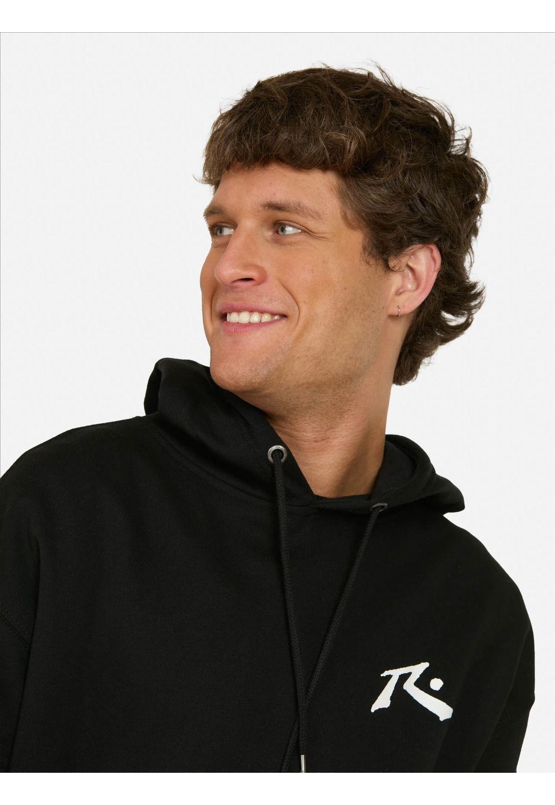 Poleron Canguro Blaze Negro Hombre Rusty-2