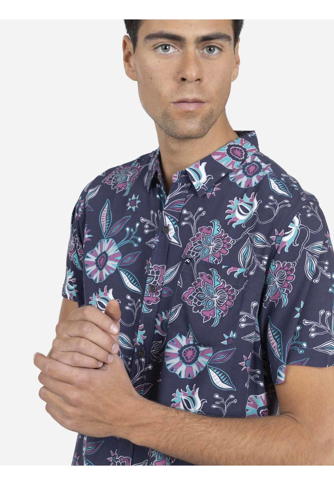 Camisa Hombre 7C362-MV22 Azul Rusty-2