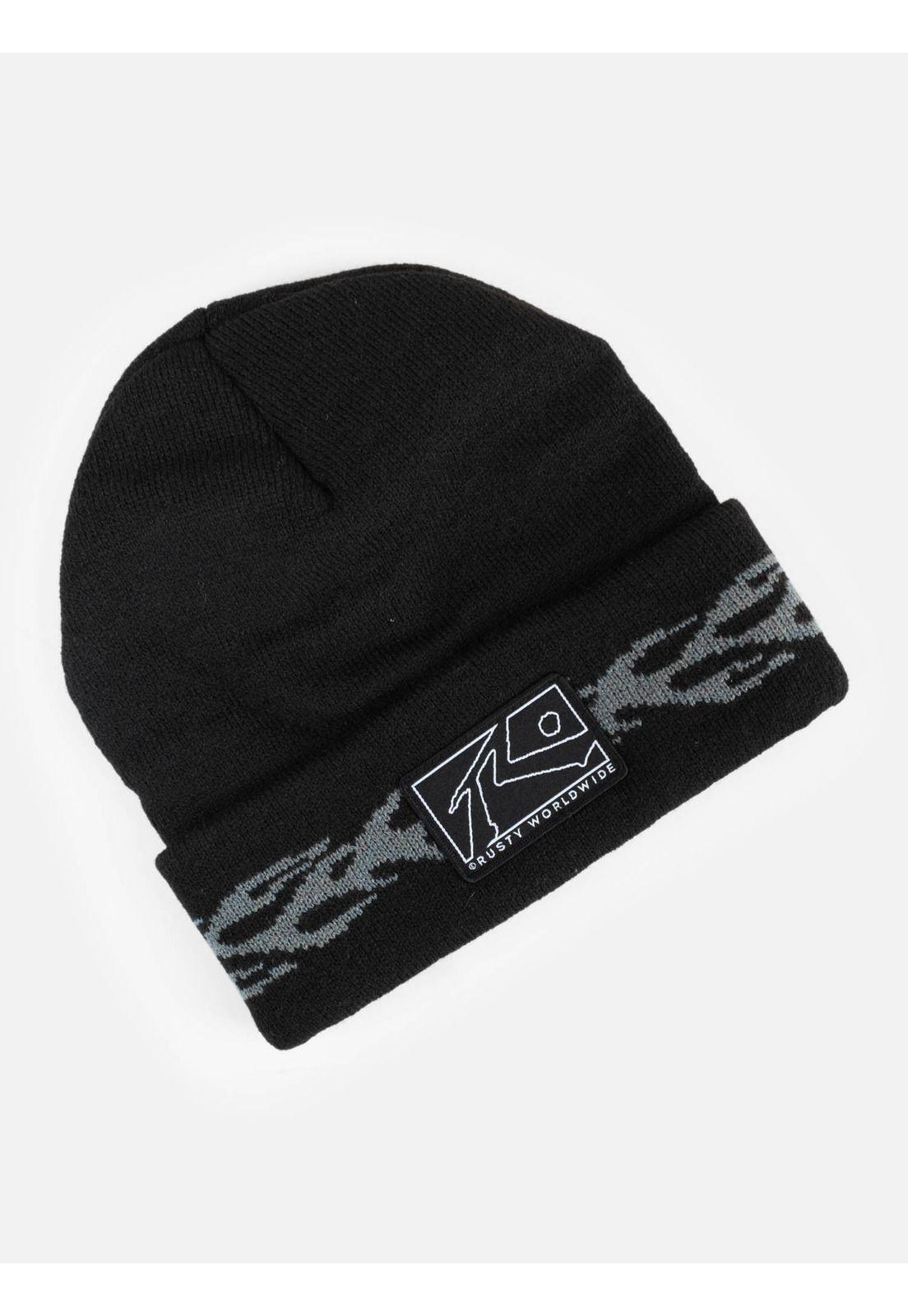 Gorro Rusty beanie Negro Hombre Rusty-2