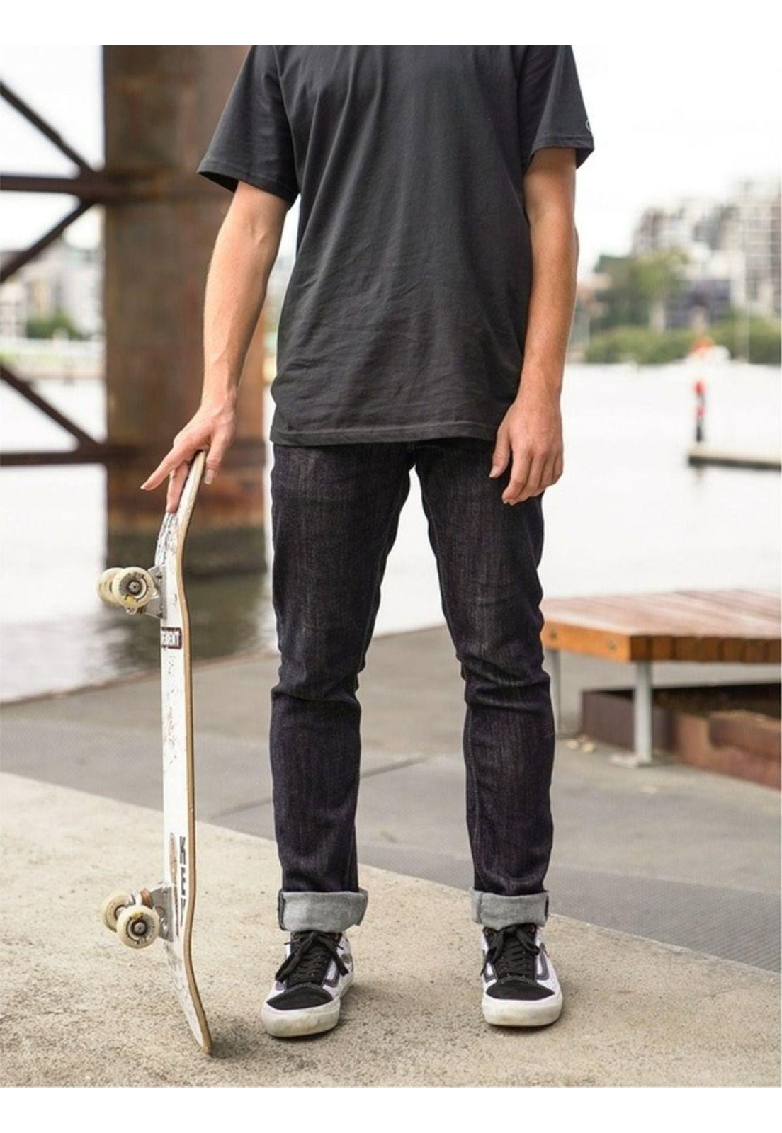 Jeans Vorta Slim Fit Denim Hombre Volcom-0