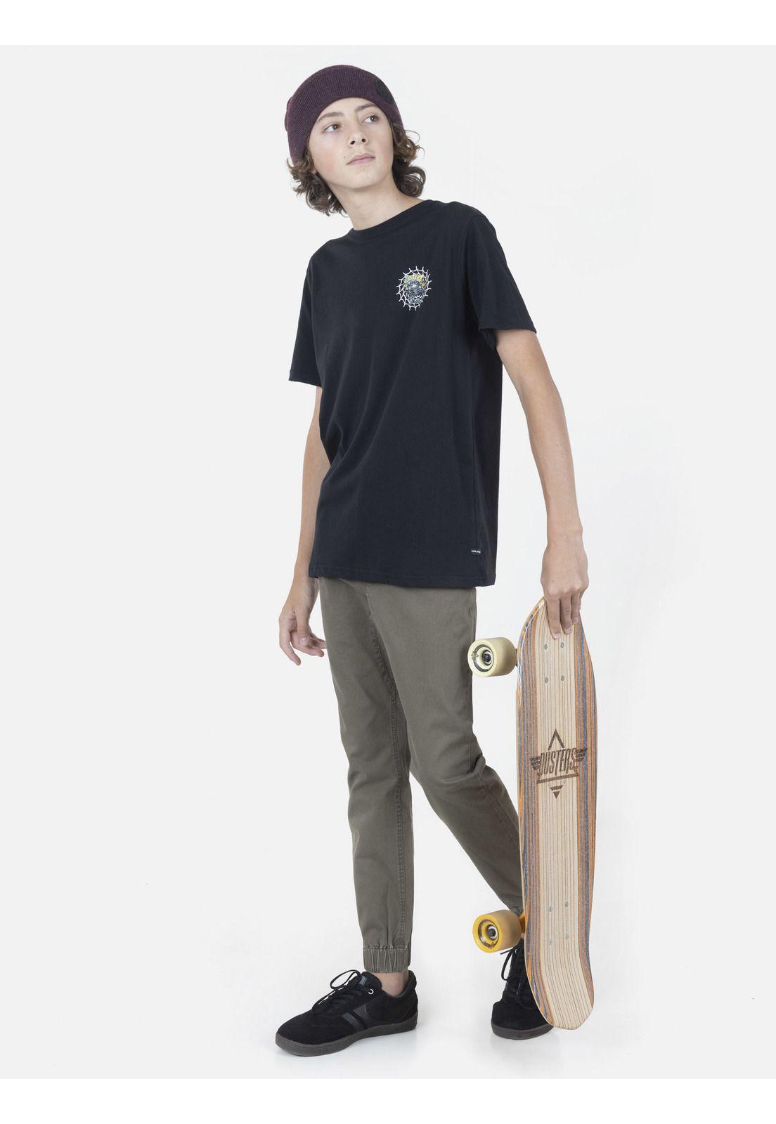 Pantalon Juvenil 7N189-MI22 Verde Volcom-3