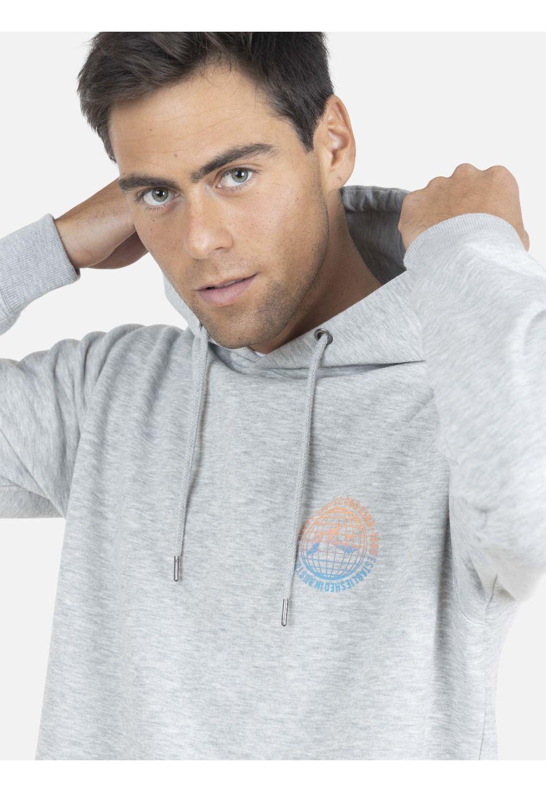 Poleron Hombre 7O267-MV22 Gris Rusty-2