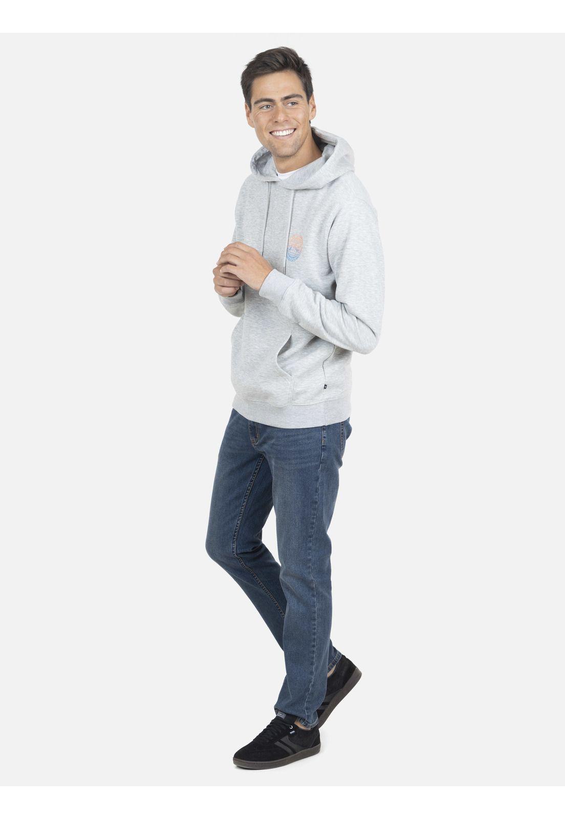 Poleron Hombre 7O267-MV22 Gris Rusty-3