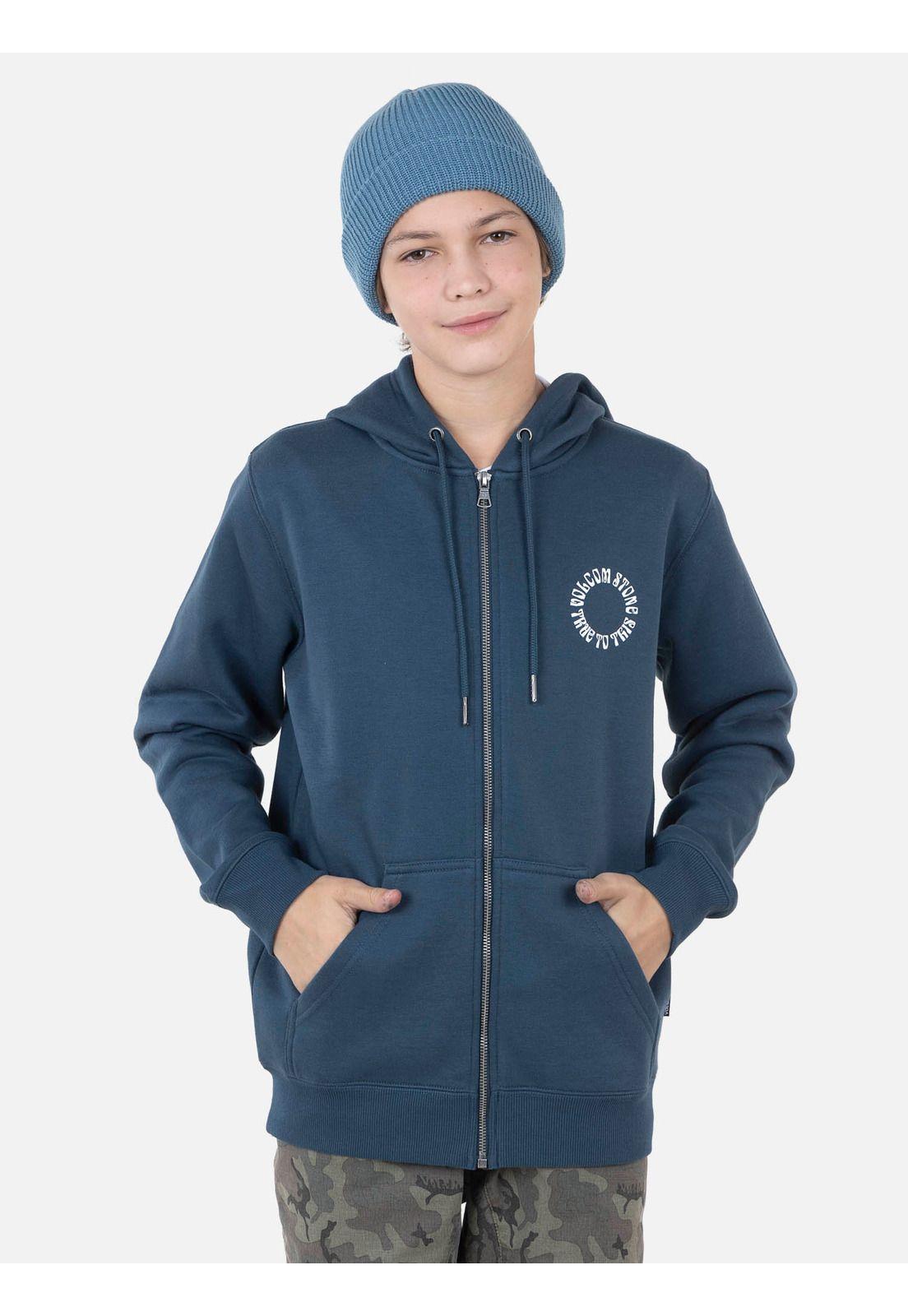 Poleron Juvenil OPPER LSE Azul Volcom-0