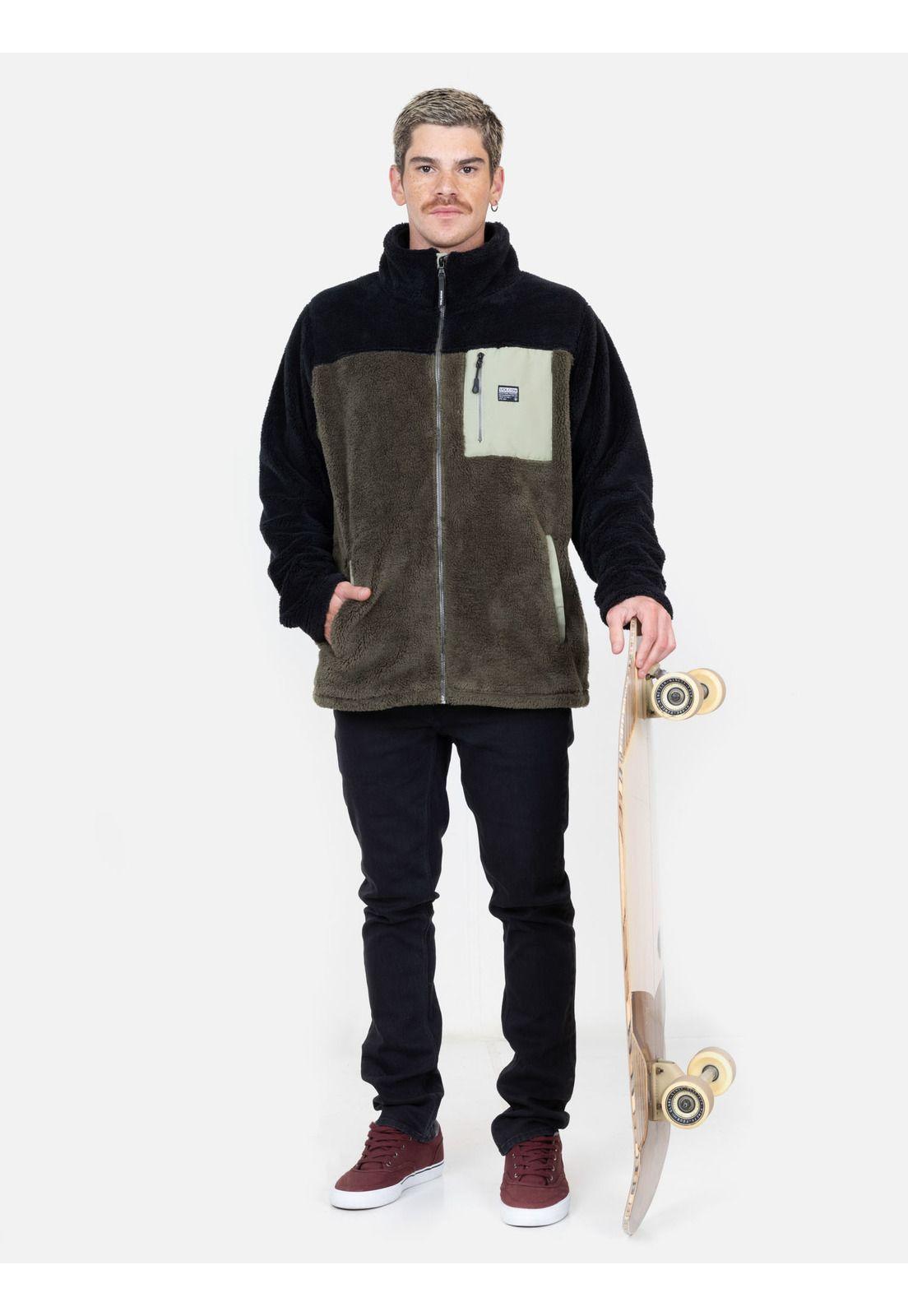 Poleron Bound Verde Hombre Volcom-3