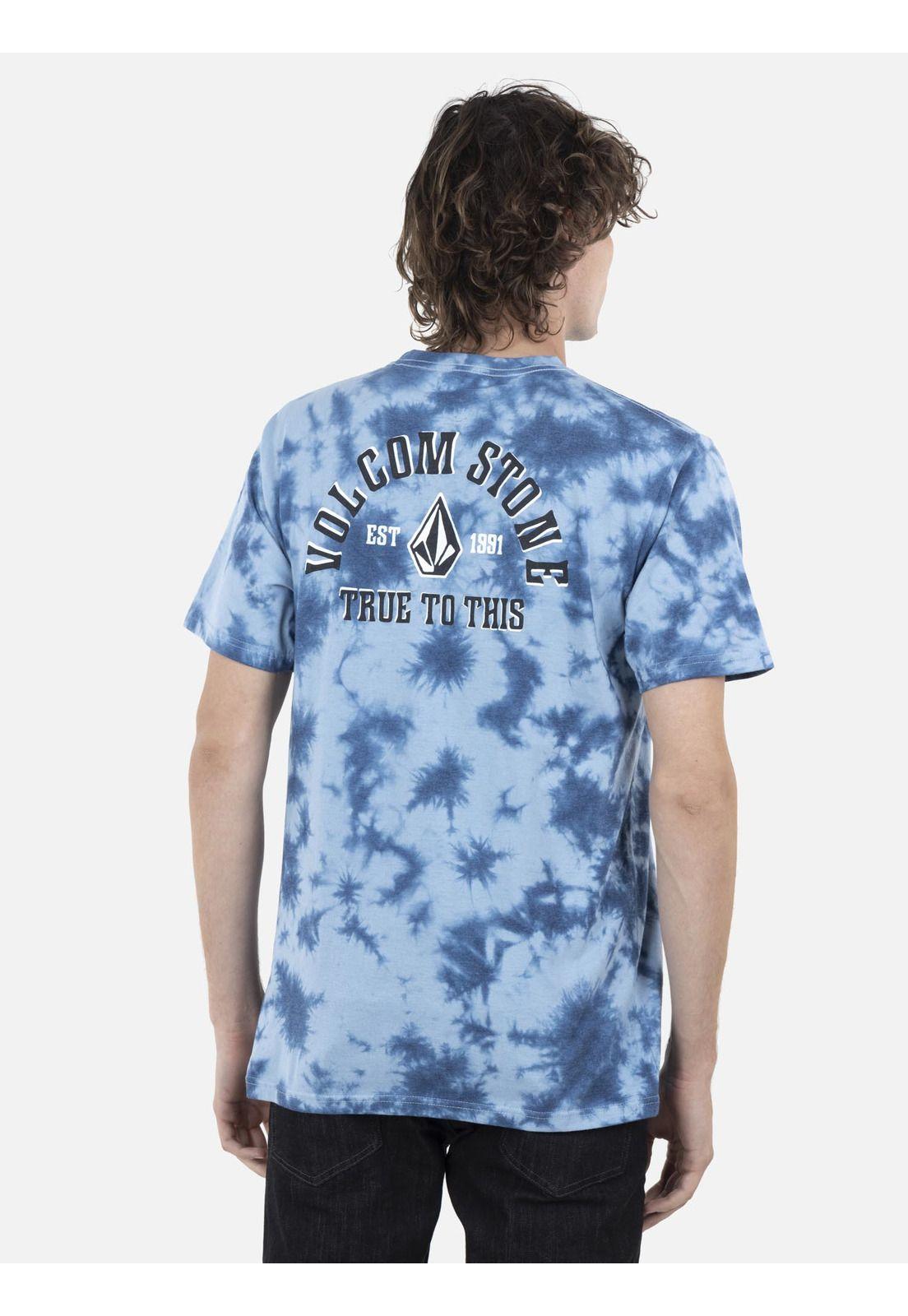 Polera M/C Premium Hombre 7P172-MV22 Celeste Volcom-1