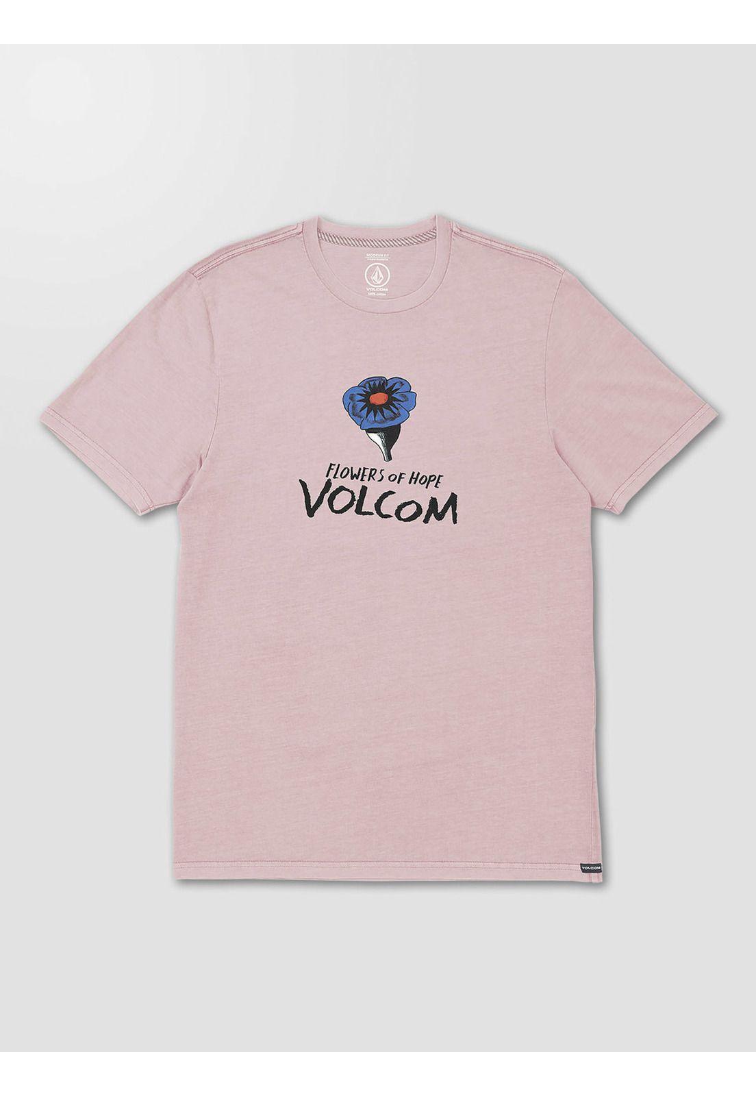 Polera FA BOB MOLLEMA SST 2 Hombre Rosado Volcom-3