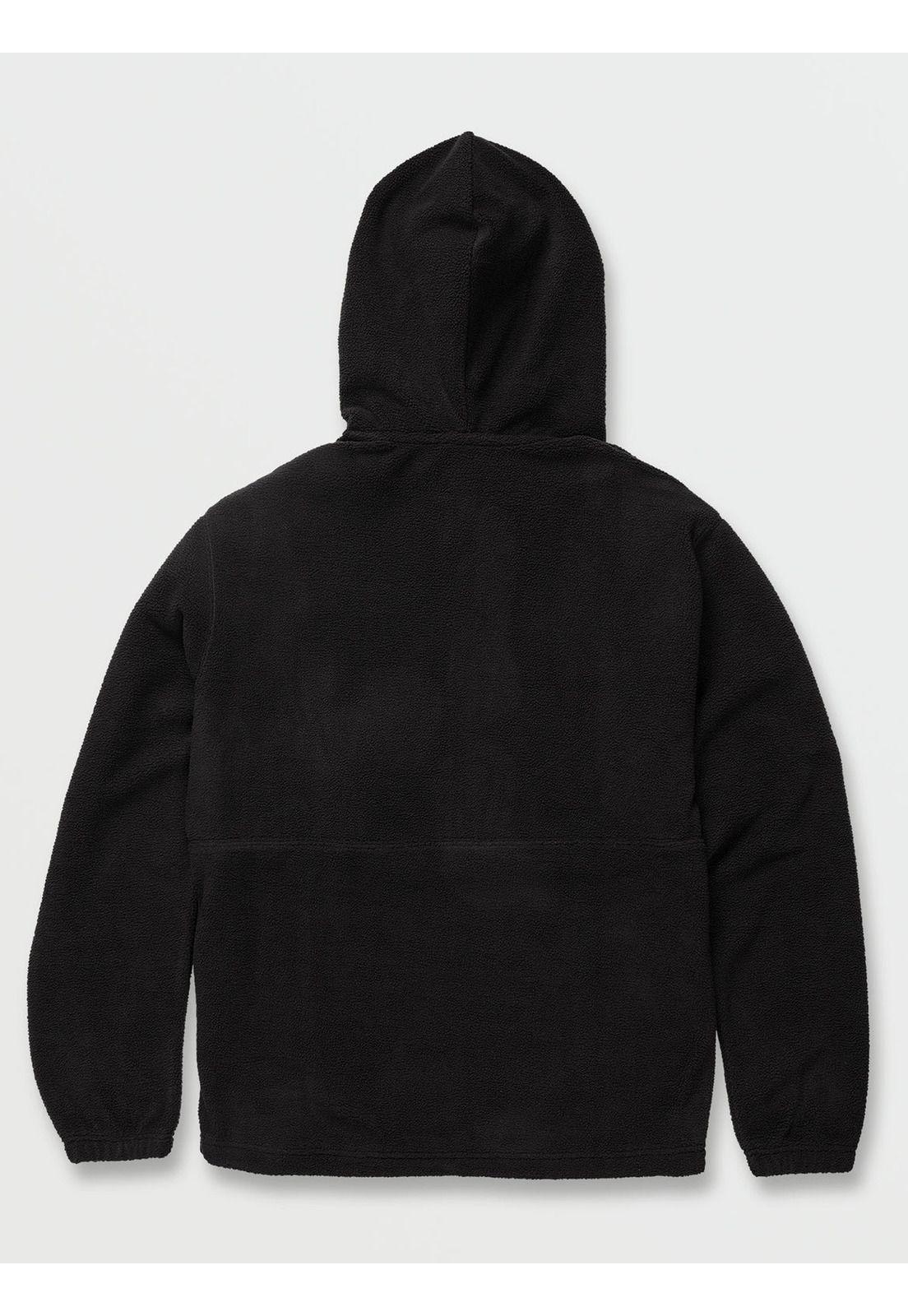 Poleron UNERSTAND HALF ZIP Hombre Negro Volcom-1
