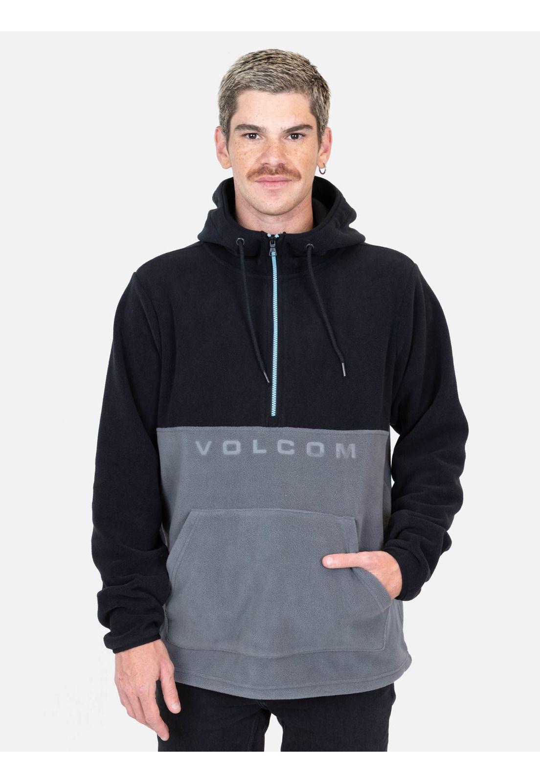 Poleron Grind Gris Hombre Volcom-0