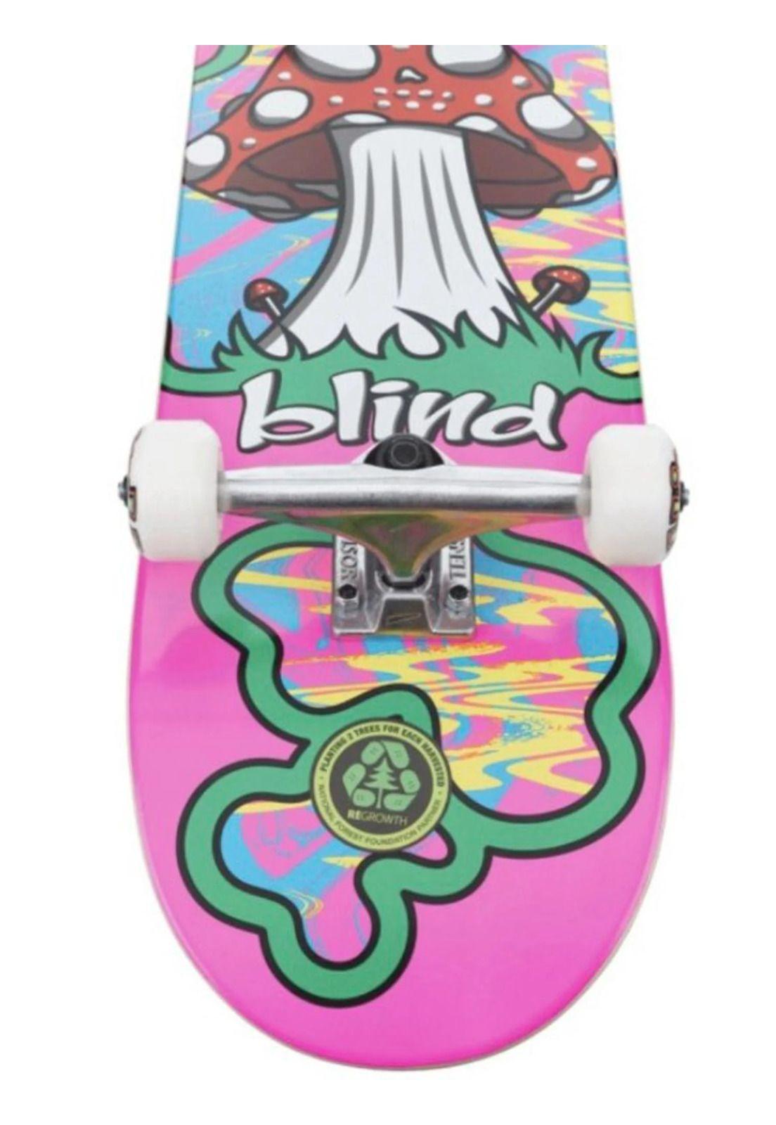 Skate Armado Unisex Shroom Land FP Rosado Blind-2