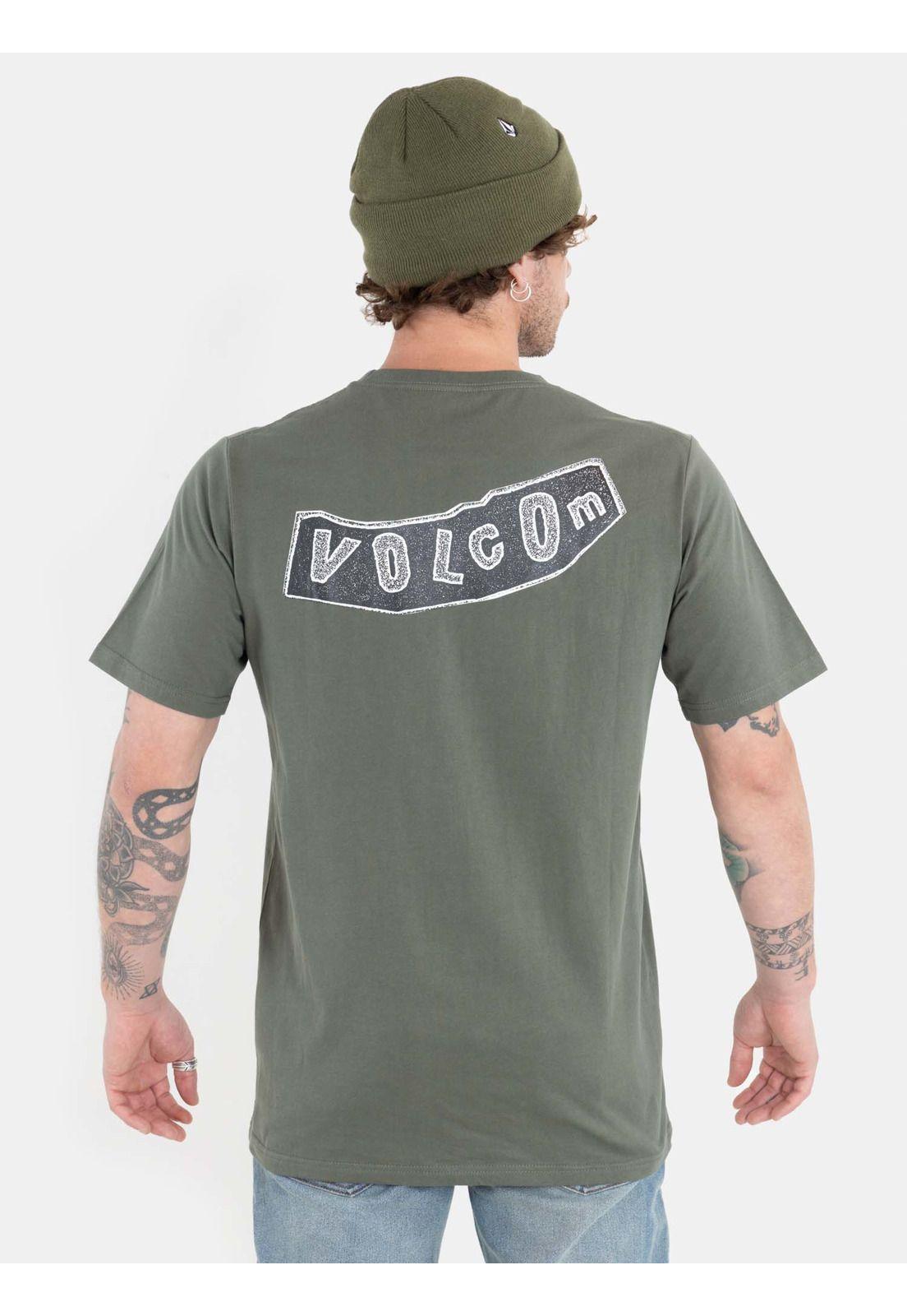 Polera Skate Vitals Ss Tee Verde Hombre Volcom-1