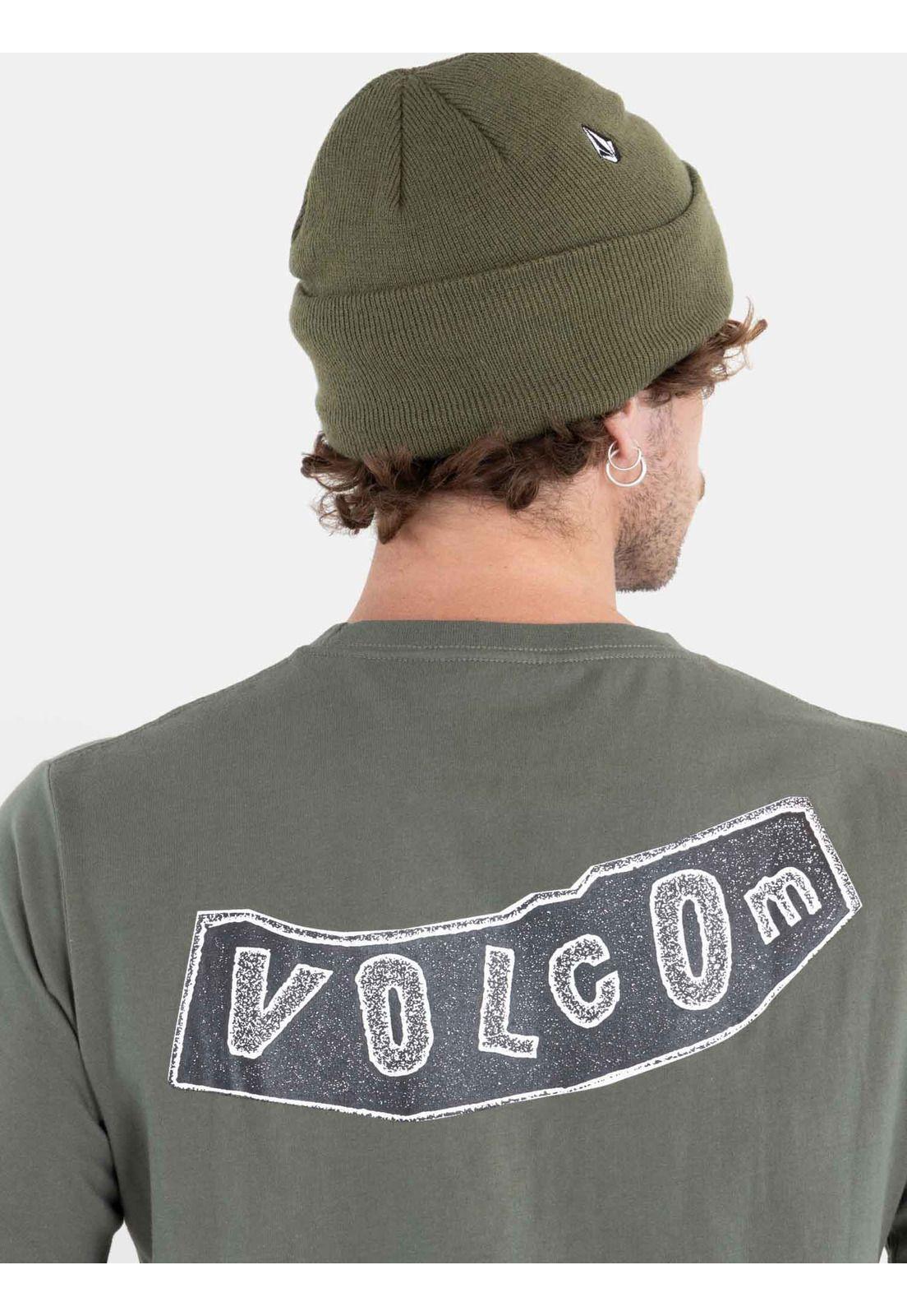 Polera Skate Vitals Ss Tee Verde Hombre Volcom-2