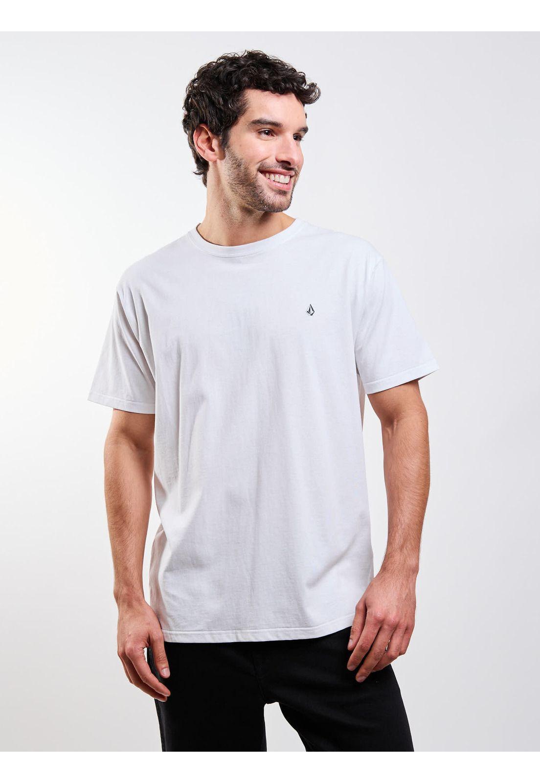 Polera MC Stoneblanks Bsc Blanco Hombre Volcom-3