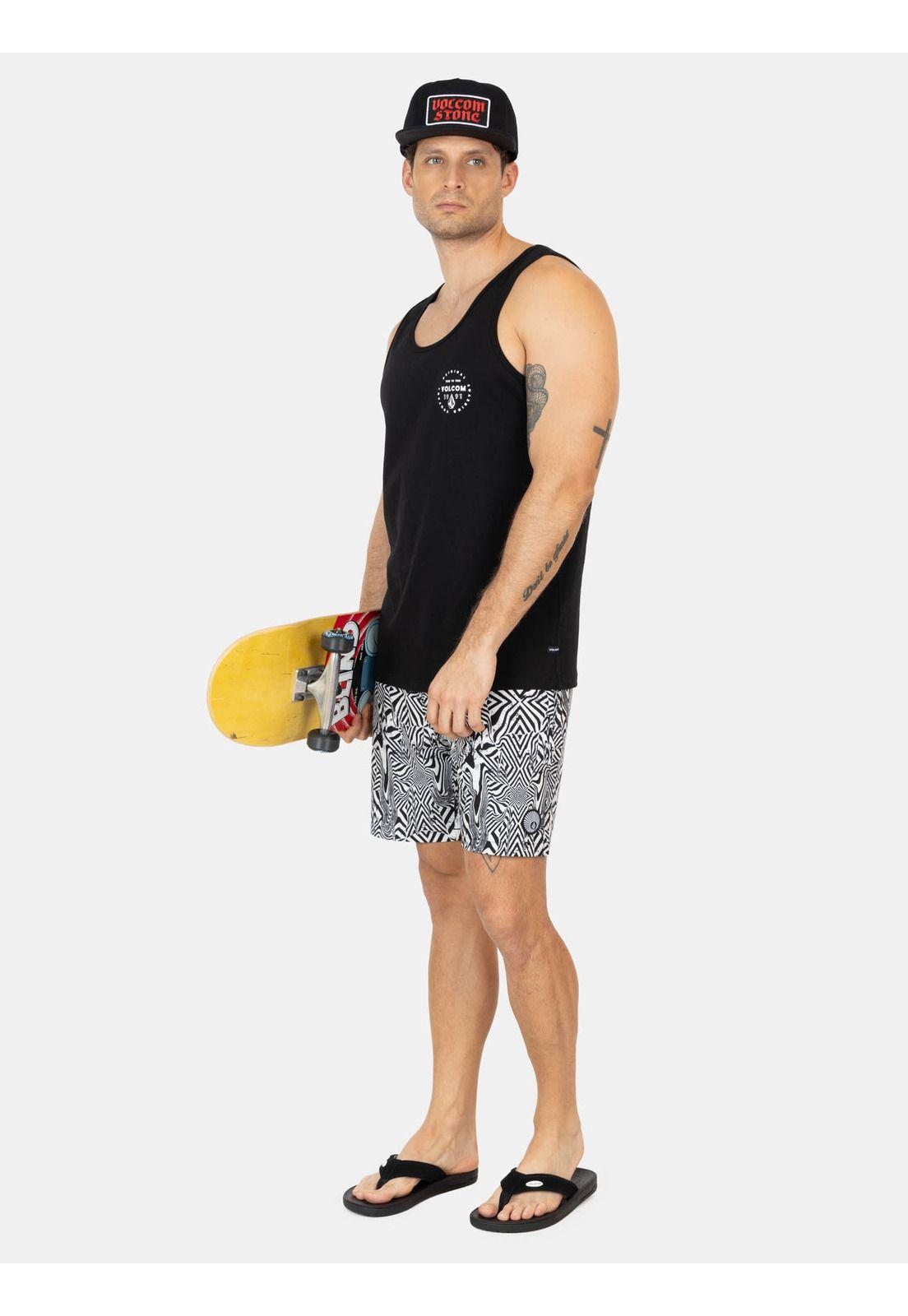 Traje De Baño Corto Torque Multicolor Hombre Volcom-3