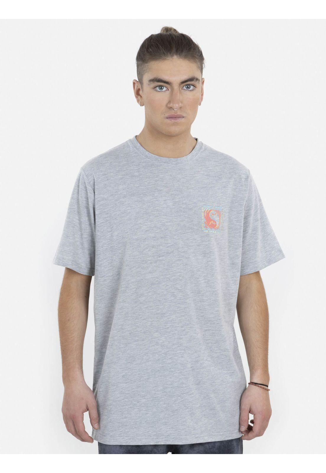 Polera Ying Yang SS tee Hombre Gris Rusty-0