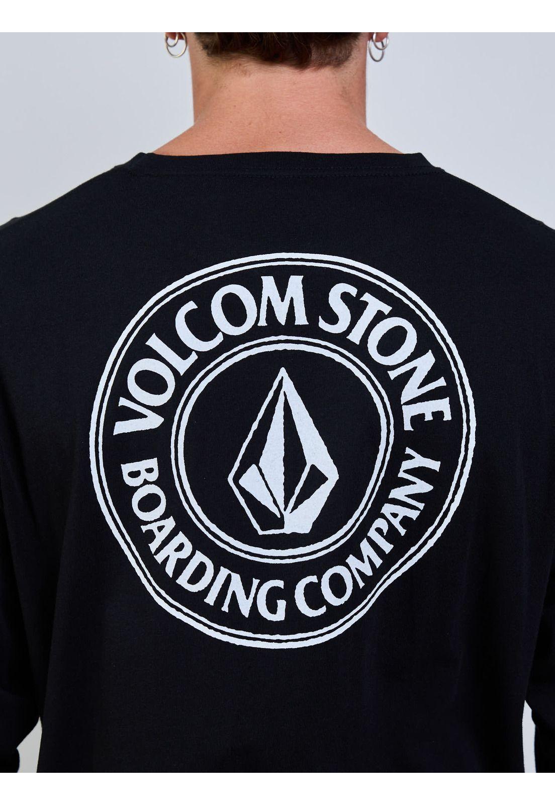 Polera ML Drain You Negro Hombre Volcom-2