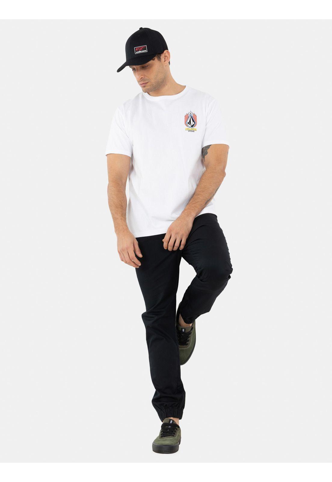 Polera MC Dragginstone Blanco Hombre Volcom-3