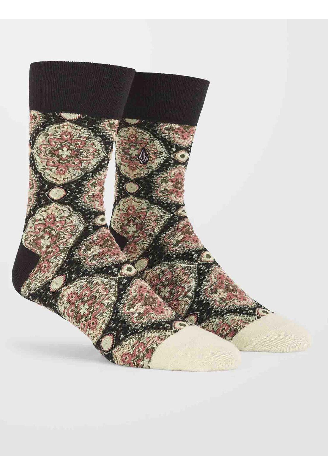 Calcetines TRUE SOCK PR Verde Militar Volcom-0