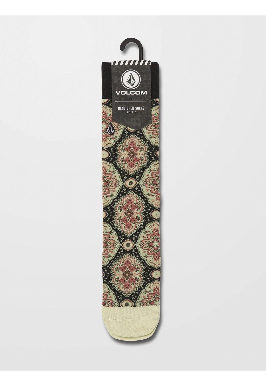 Calcetines TRUE SOCK PR Verde Militar Volcom-1