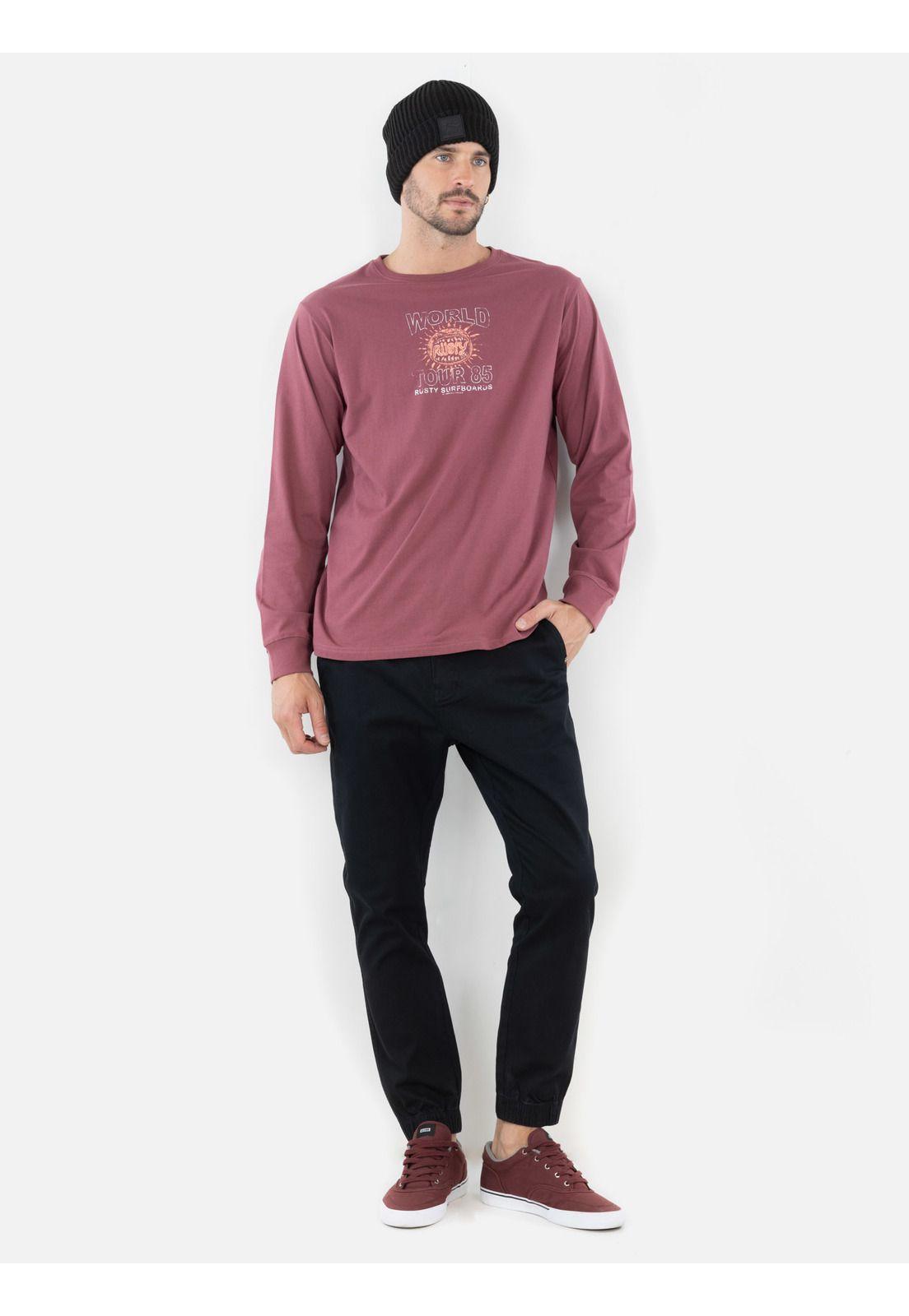 Pantalon Clash Negro Hombre Rusty-3
