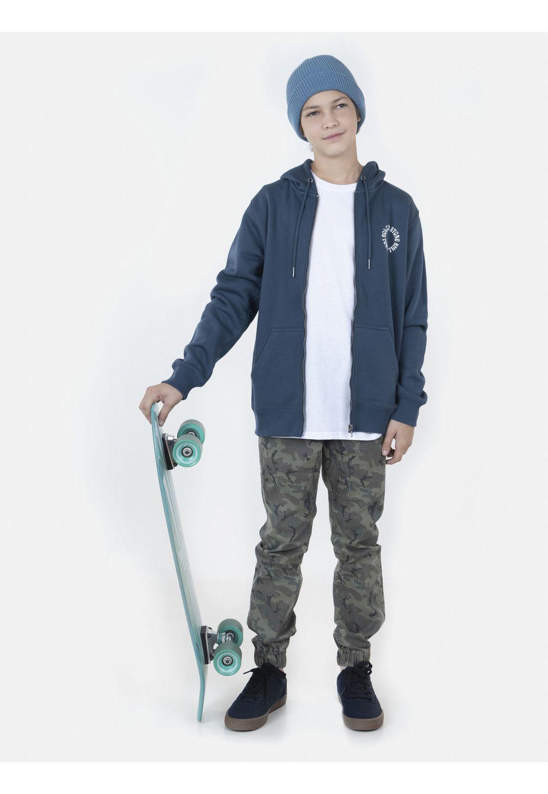 Polera Juvenil SKATE VITALS PROVOSTER S/S TEE Y Blanco Volcom-3