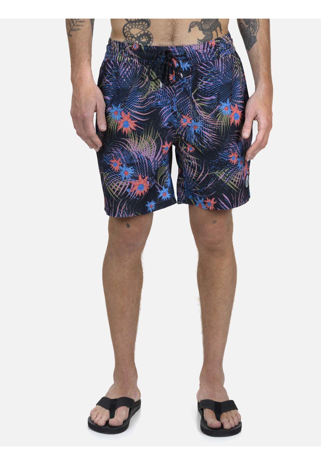 T. Baño Corto Hombre 7T278-MV22 Negro Volcom-0