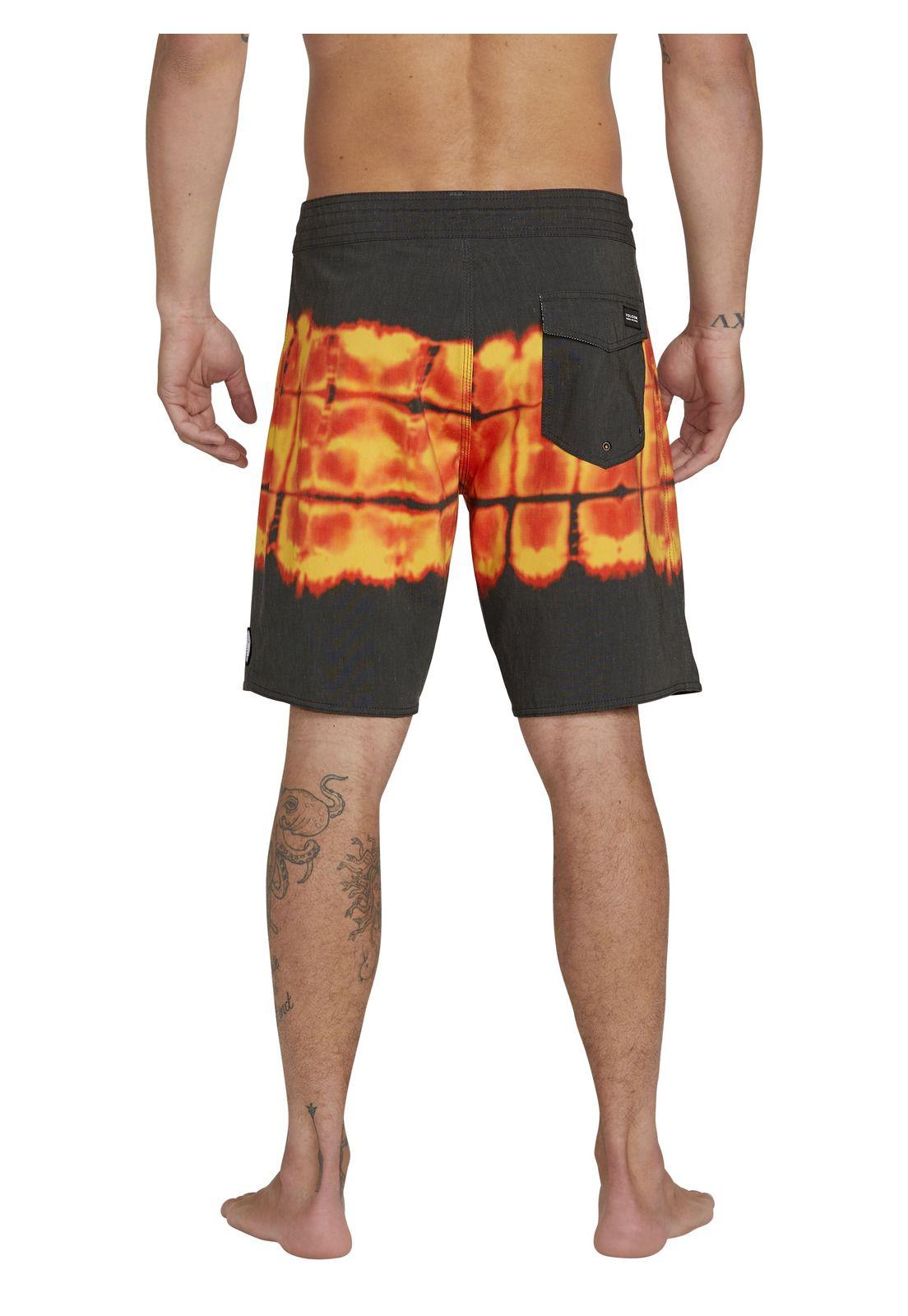 Traje De Baño Microfibra Hombre 7T101-MV21 Negro Volcom-1