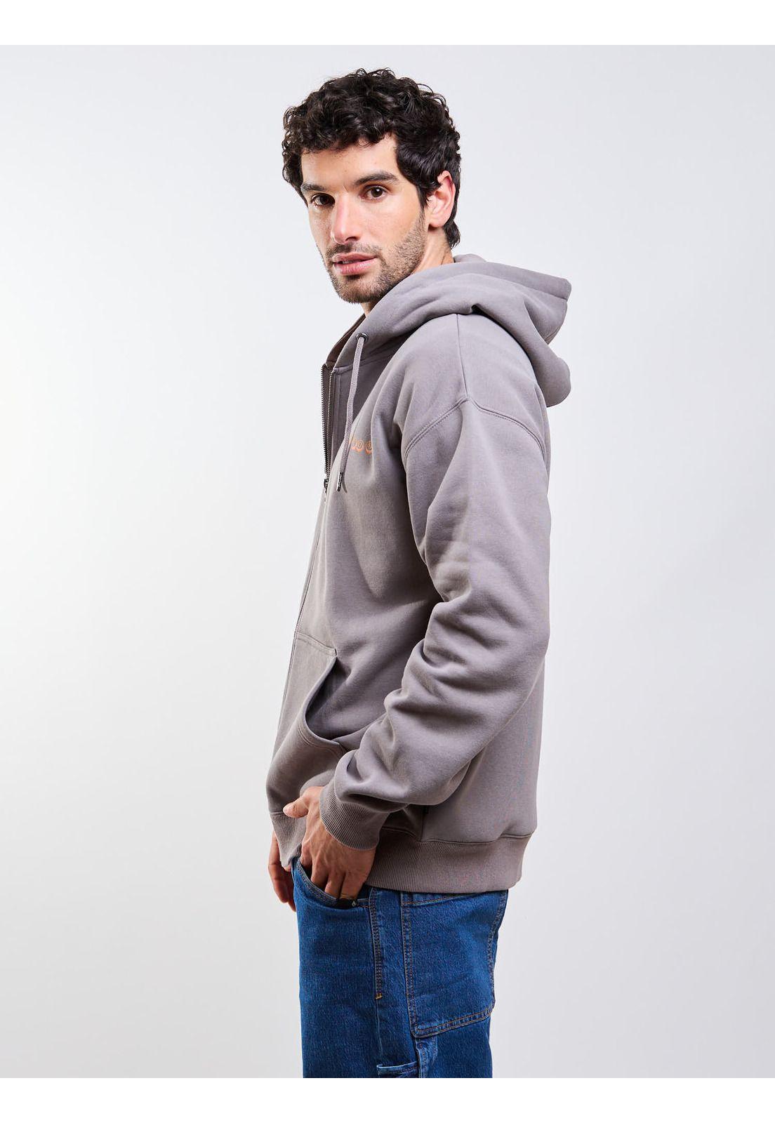 Poleron FZ Veevo Zip Café Hombre Volcom-2