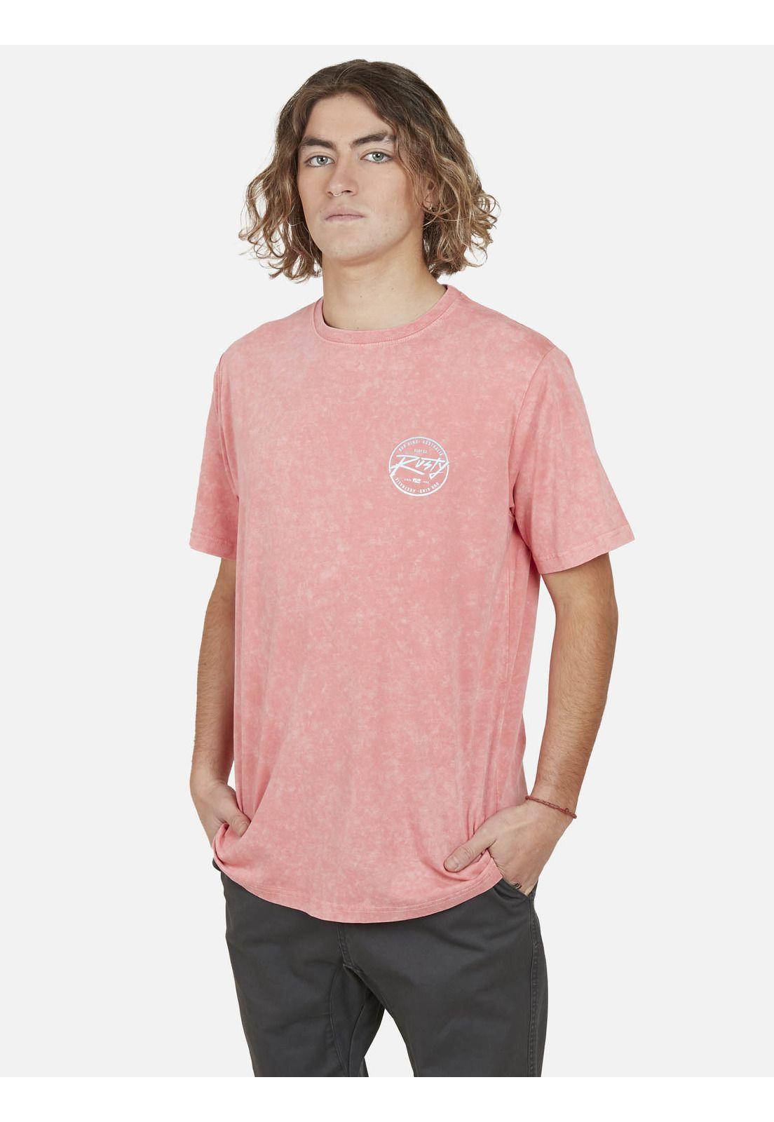 Polera Neo Rusty SS tee Hombre Rosado Rusty-0