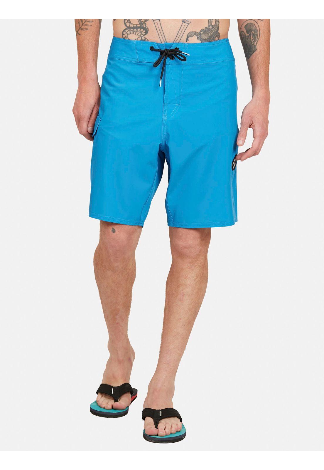 Traje de Baño LIDO SOLID TRUNKS Hombre Azul Volcom-0