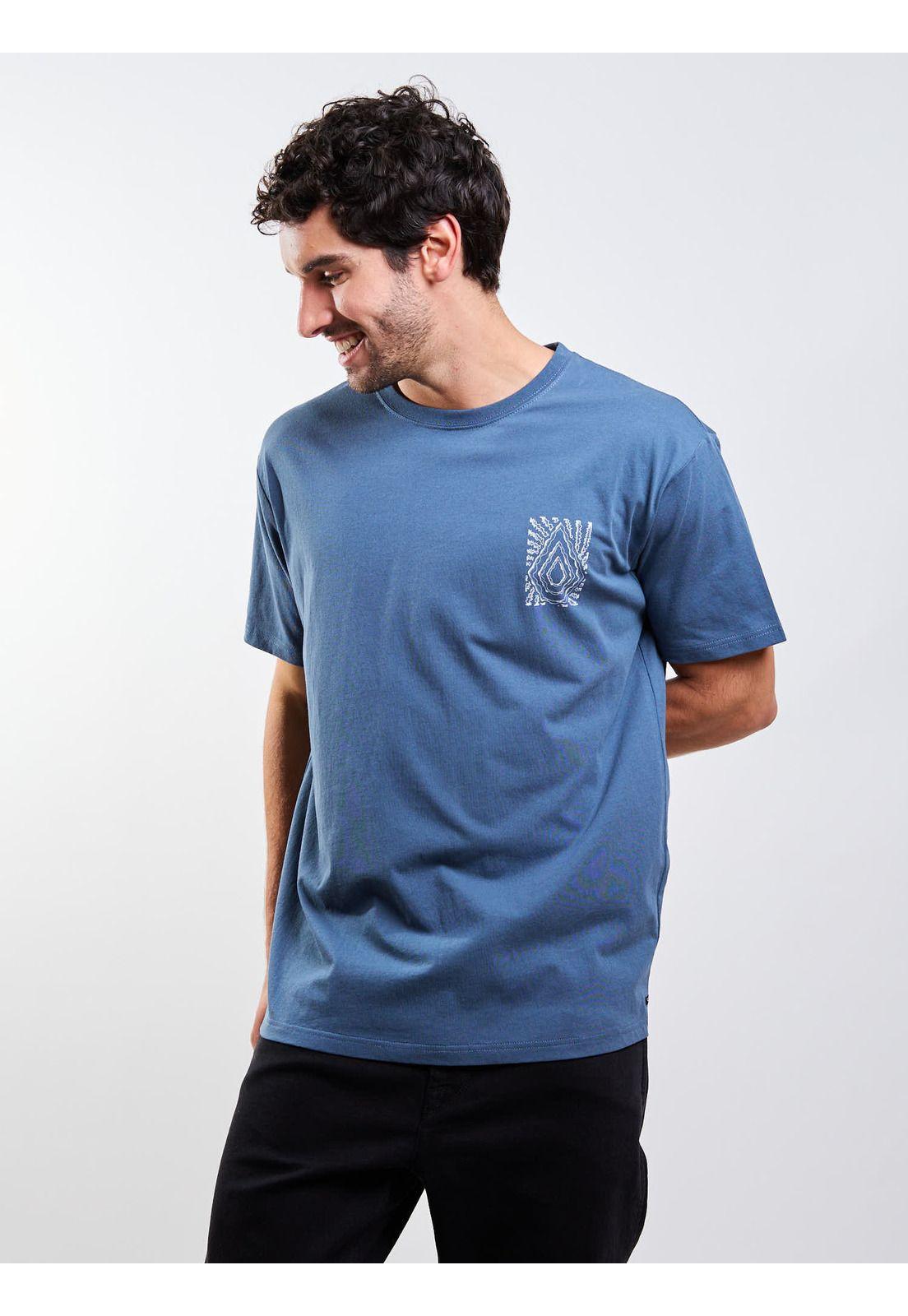 Polera MC Radiation Azul Hombre Volcom-4
