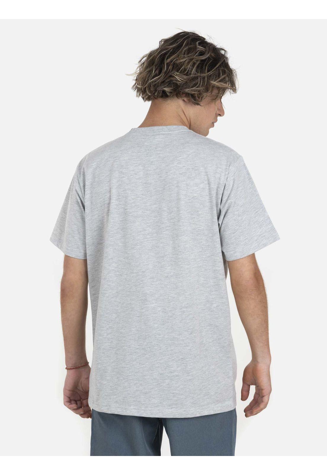 Polera M/C Básica Hombre 7P101-MV22 Gris Volcom-1