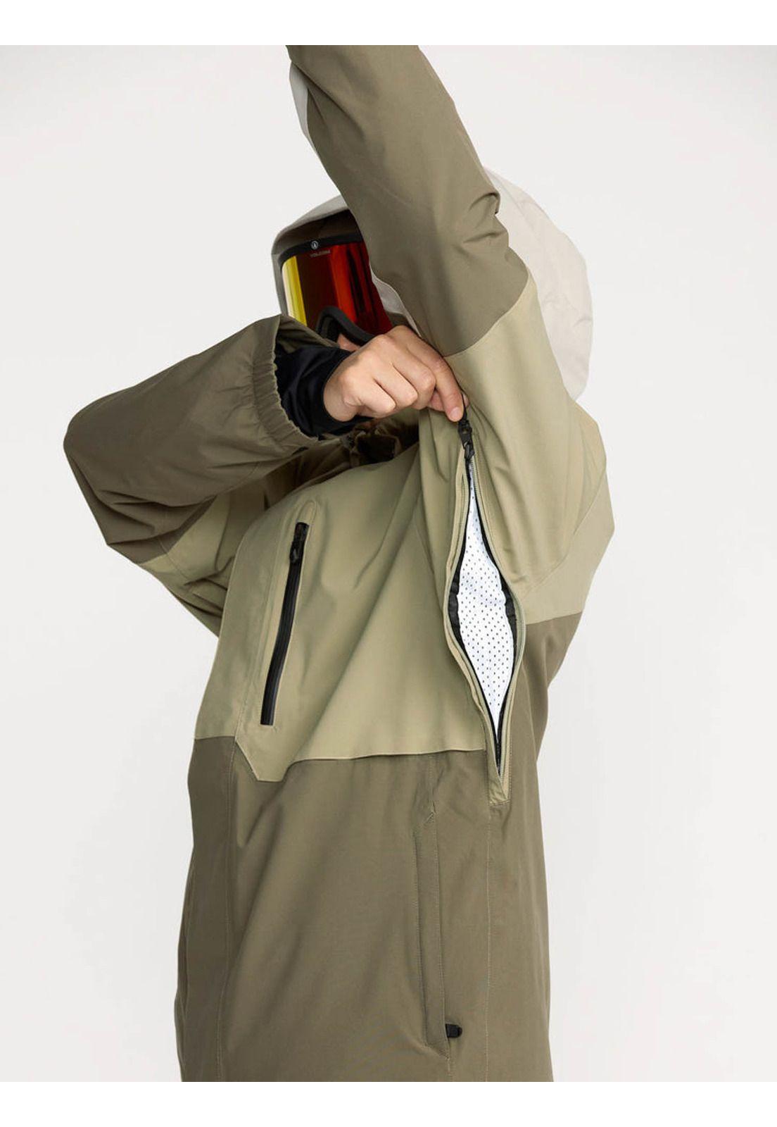 Parka Snow Rnge 30K Moss Verde Hombre Volcom-2