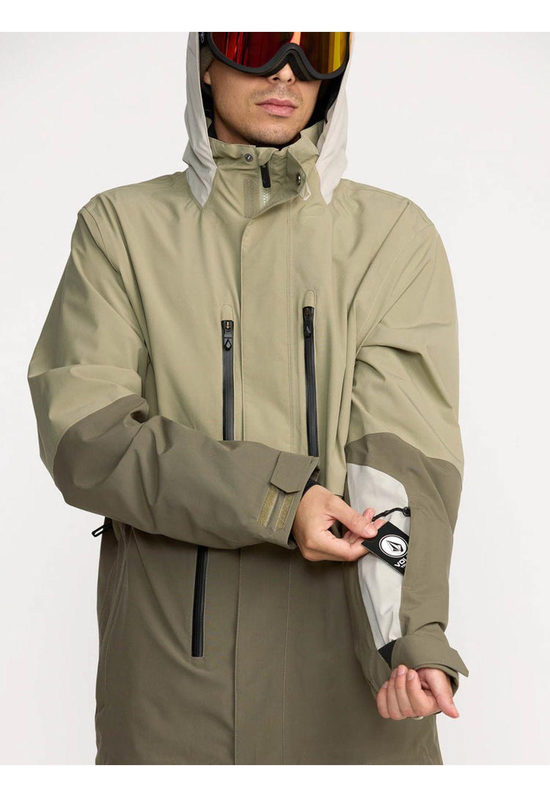 Parka Snow Rnge 30K Moss Verde Hombre Volcom-3