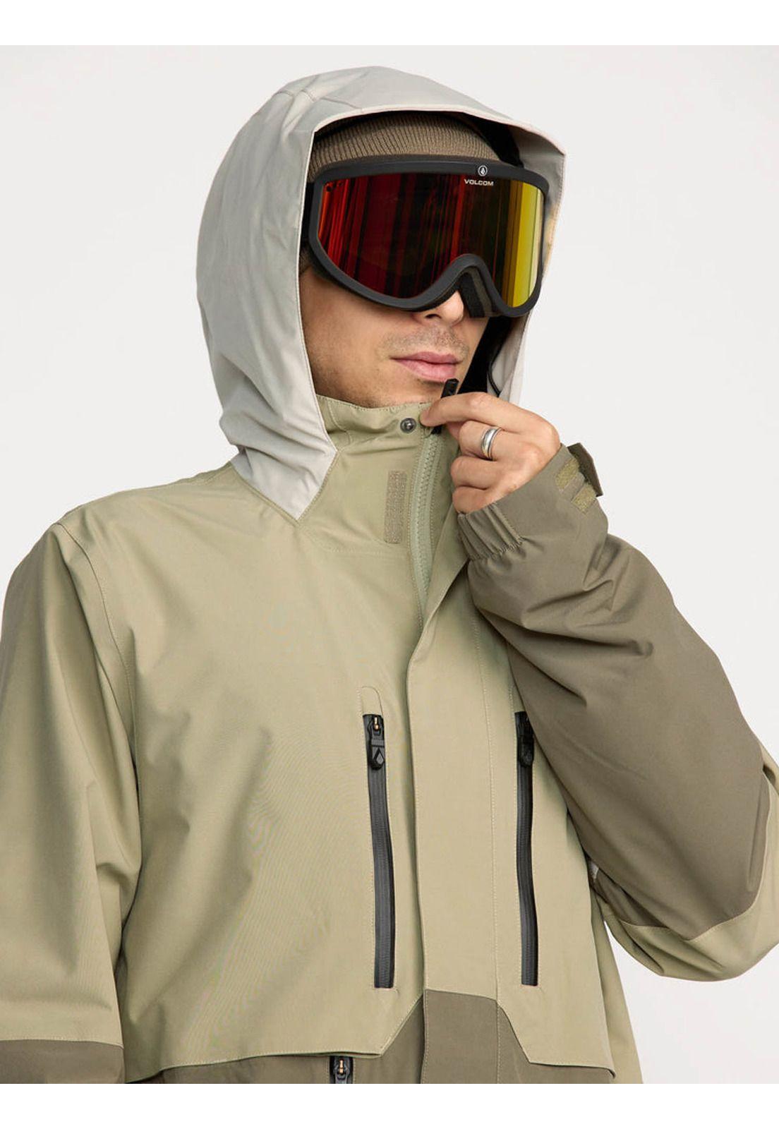 Parka Snow Rnge 30K Moss Verde Hombre Volcom-4