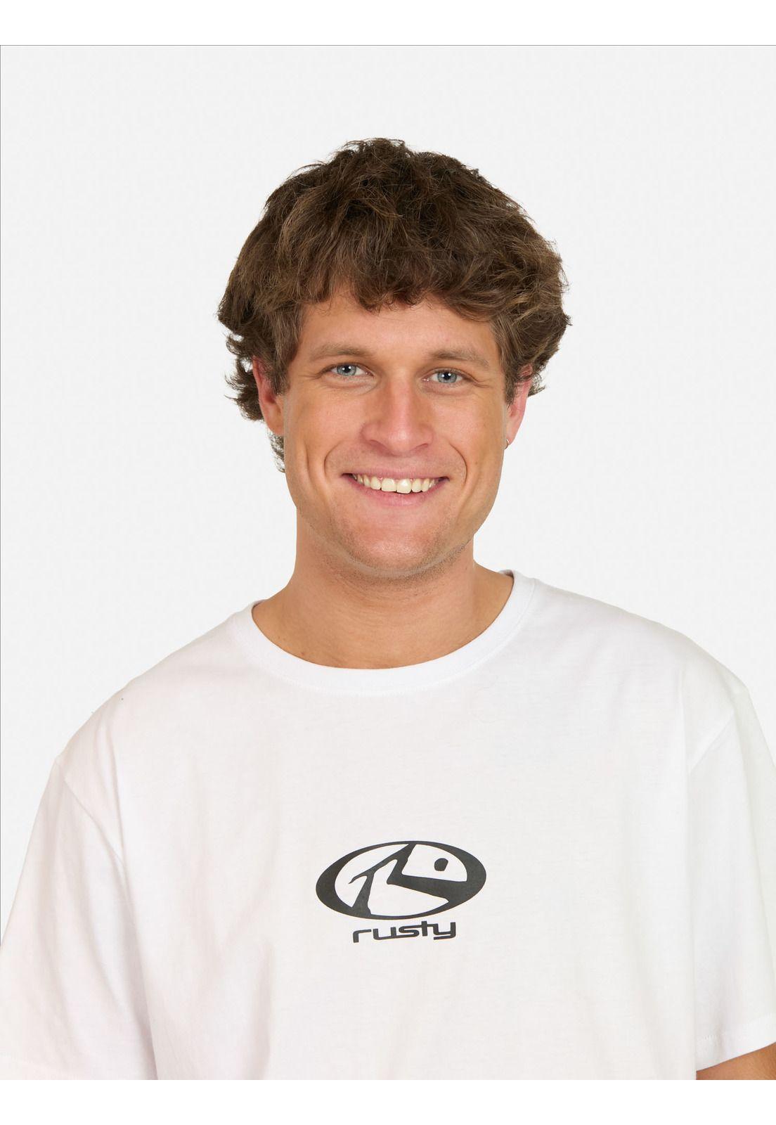 Polera MC Daga Blanco Hombre Rusty-2