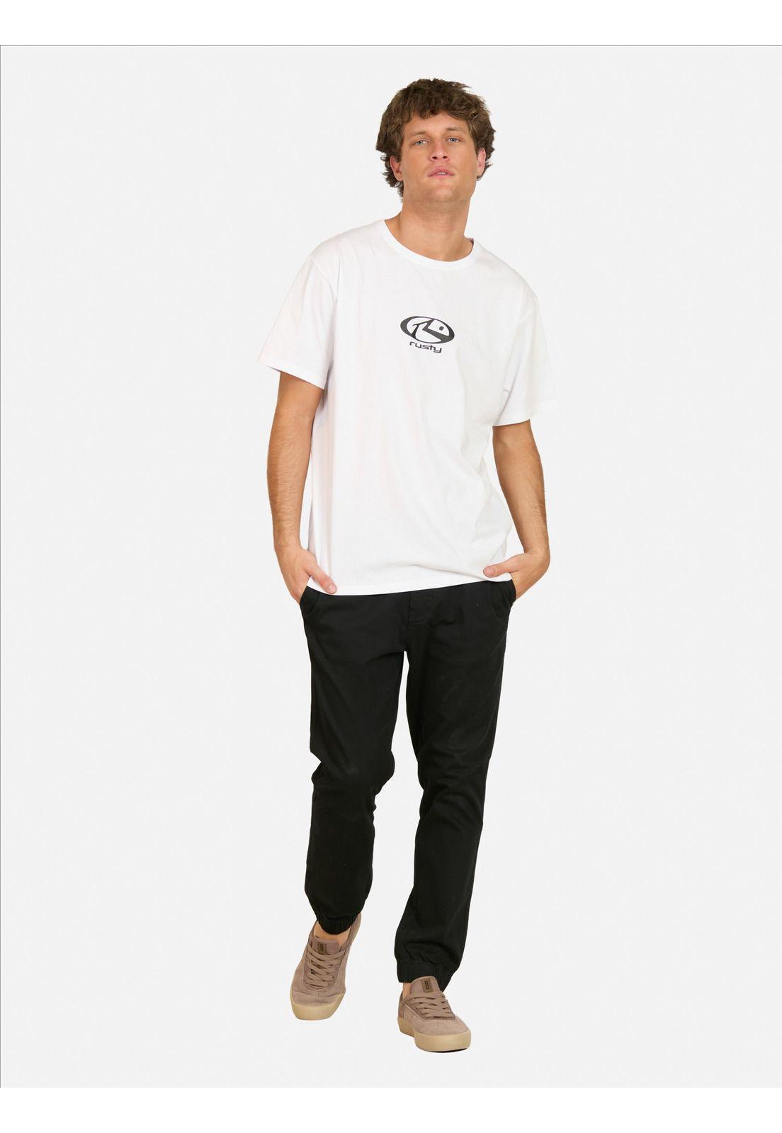 Polera MC Daga Blanco Hombre Rusty-3