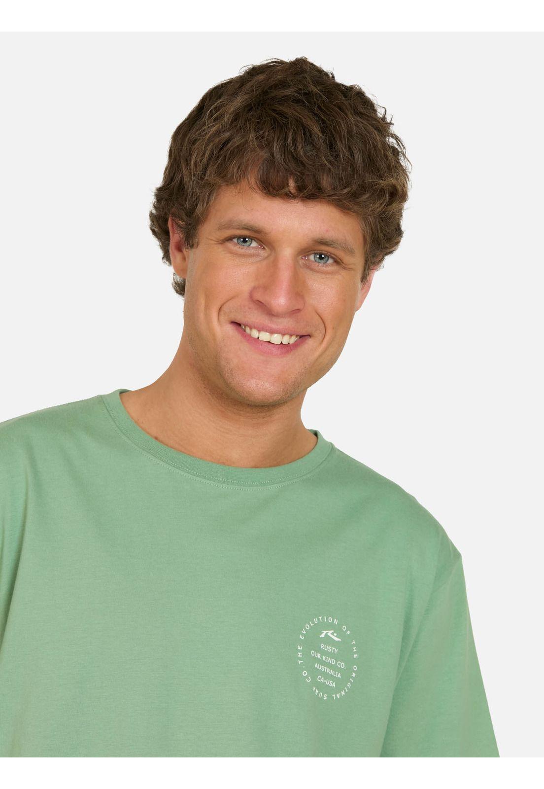 Polera MC Drift Verde Hombre Rusty-2