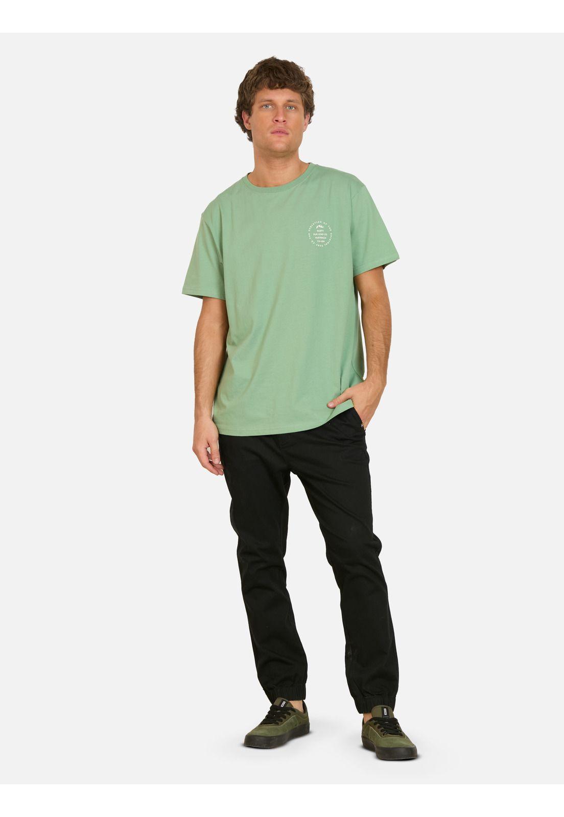 Polera MC Drift Verde Hombre Rusty-3