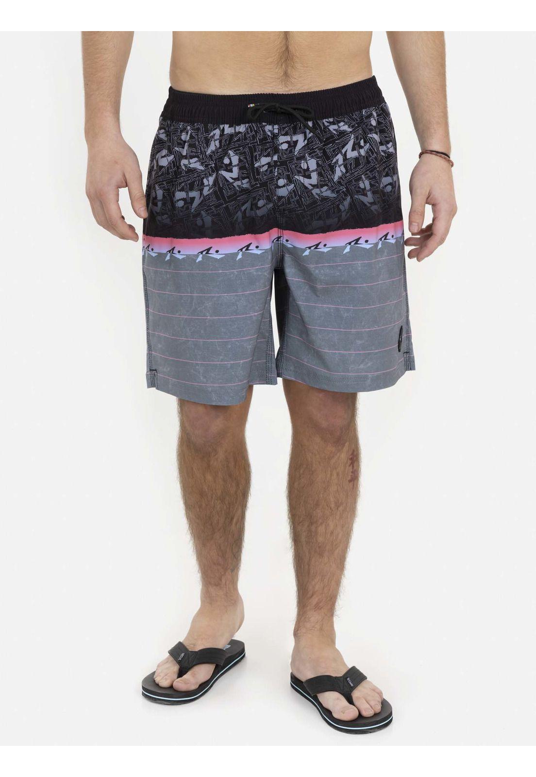 Traje de Baño OLD SCHOOL SURFER ELASTIC WAIST Hombre Multicolor Rusty-0