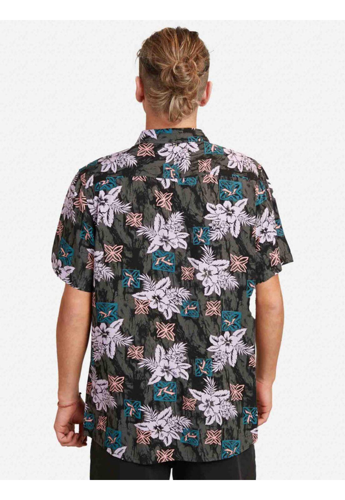 Camisa Tribal Technicolor Multicolor Hombre Rusty-1