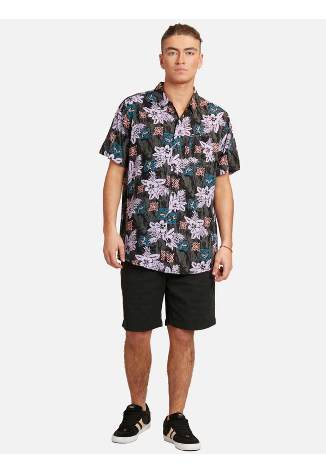 Camisa Tribal Technicolor Multicolor Hombre Rusty-4