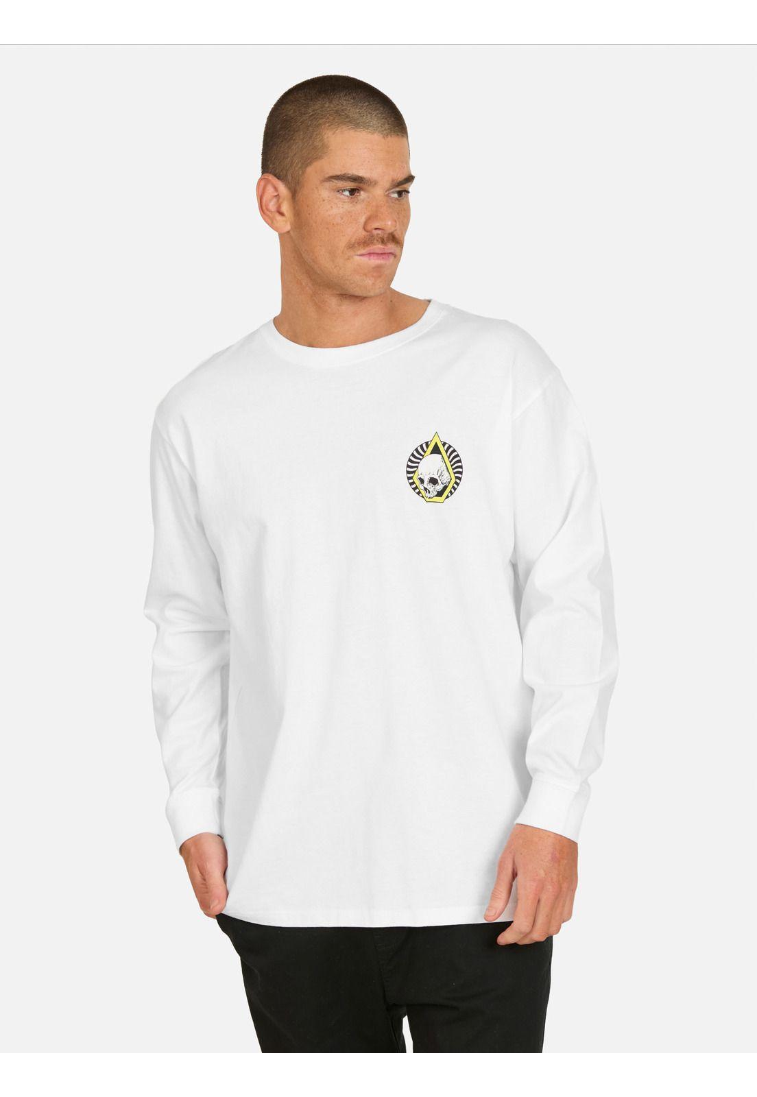 Polera ML Liao Blanco Hombre Volcom-0