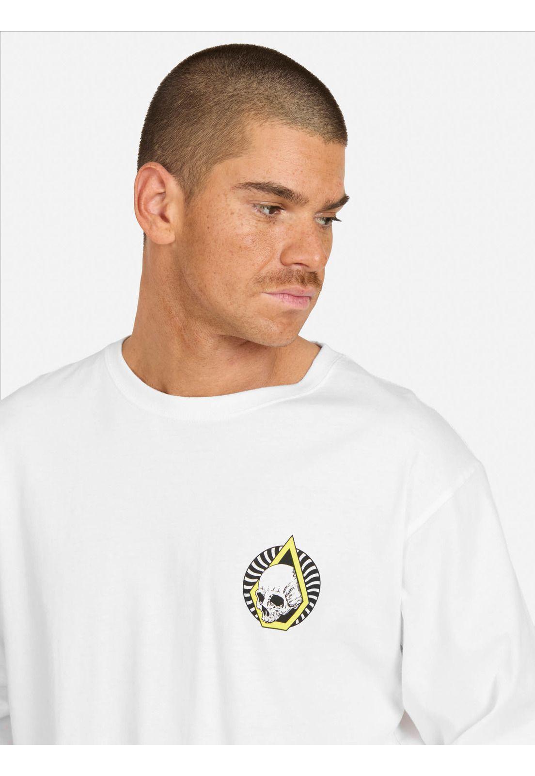 Polera ML Liao Blanco Hombre Volcom-2