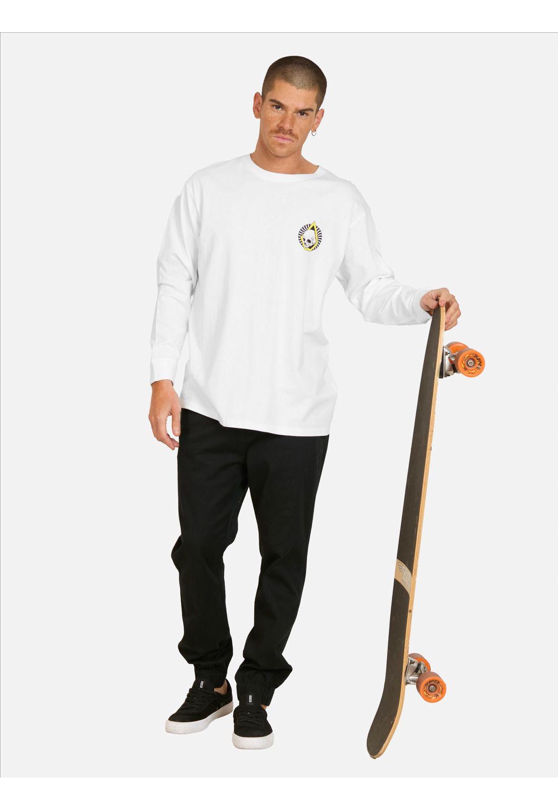 Polera ML Liao Blanco Hombre Volcom-3