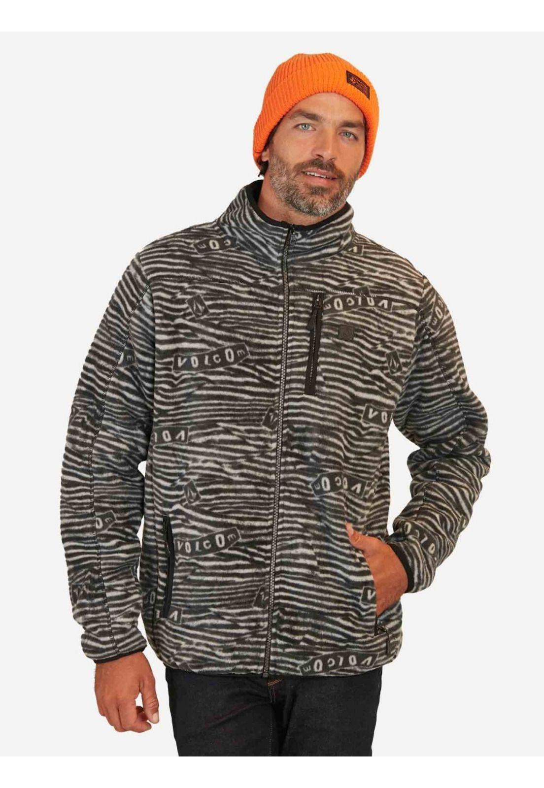 Poleron Micropolar Nery Multicolor Hombre Volcom-0